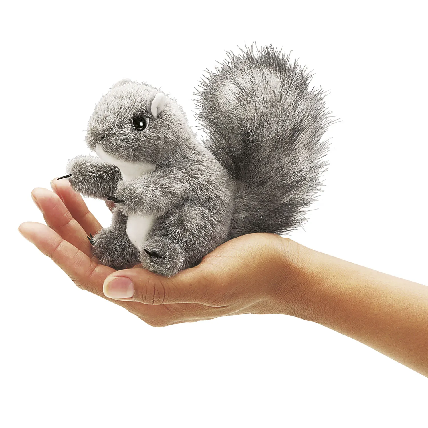Mini  Eichhörnchen,  grau / Mini Grey Squirrel-Folkmanis® Puppets