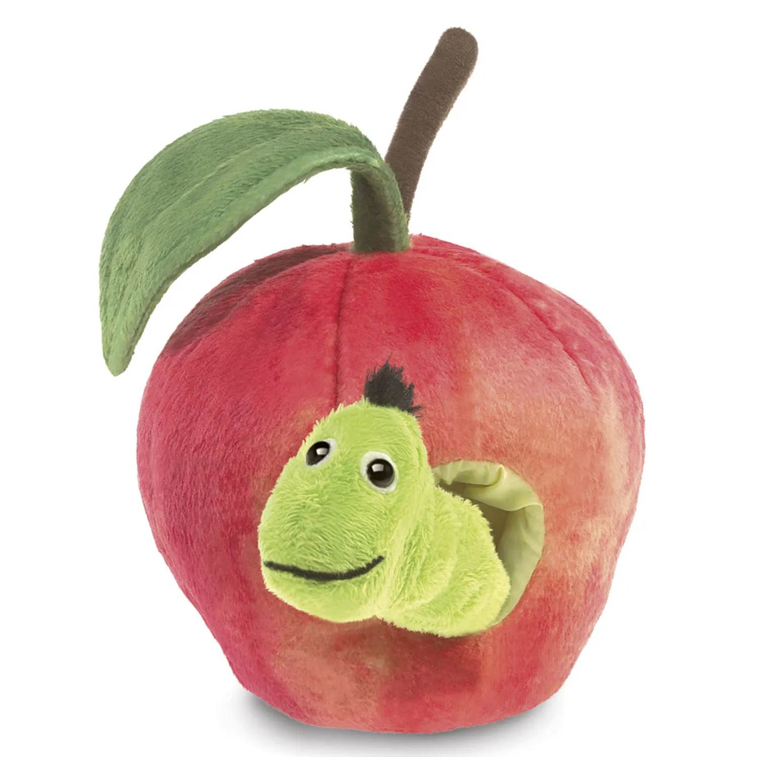 Wurm im Apfel / Worm in Apple-Folkmanis® Puppets