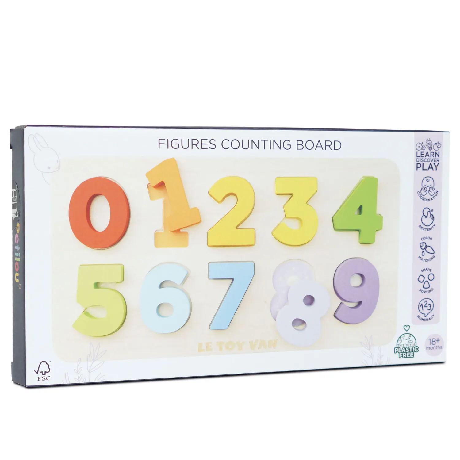 Zahlenpuzzle / Figures Counting Puzzles-Le Toy Van (LTV)