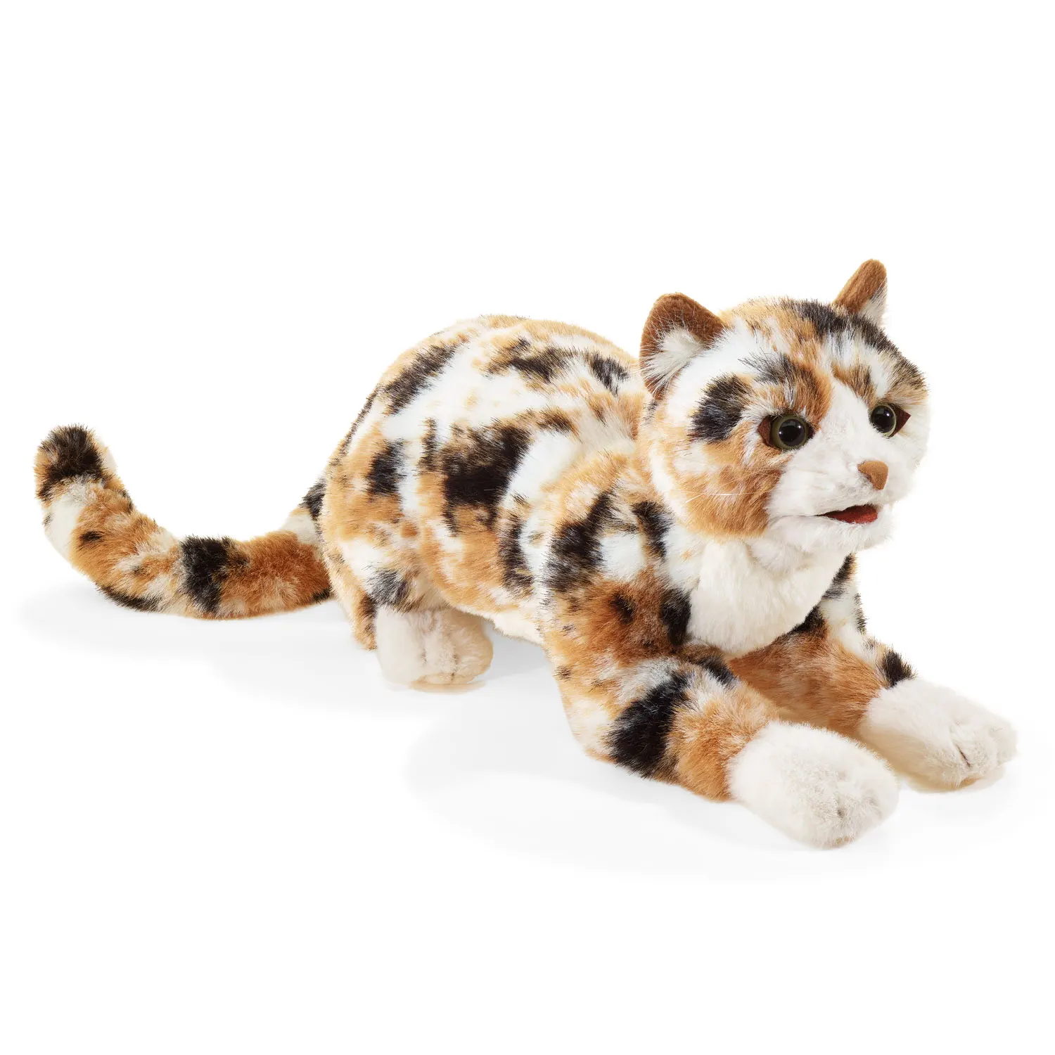 Calico Cat / 3-farbige Hauskatze-Folkmanis® Handpuppen