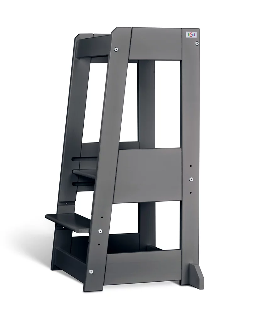 tiSsi® Entdeckerturm / Lernturm FELIX mitwachsend GRAU-tiSsi®