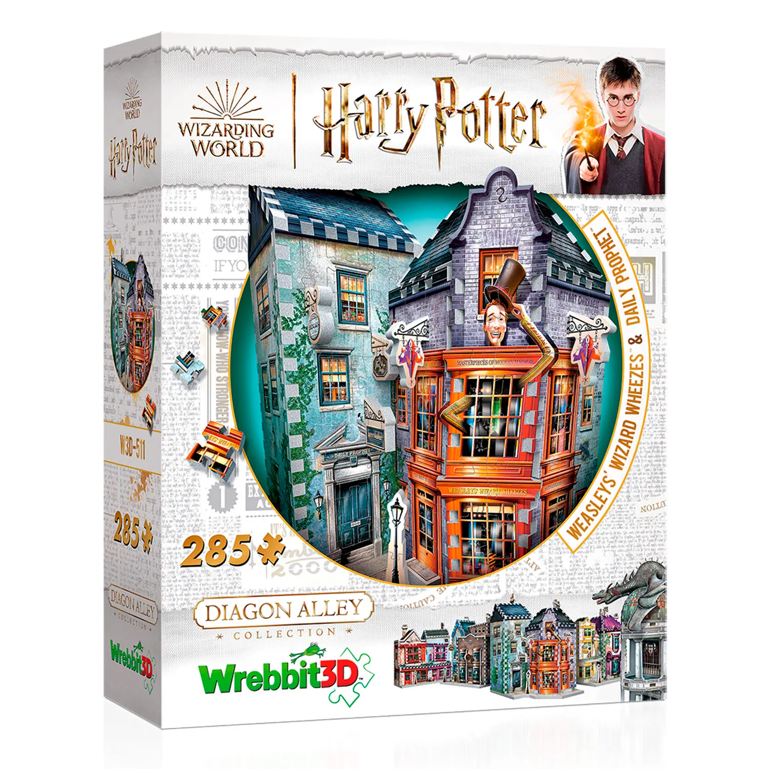 Weasleys Zauberscherze / Weasleys’ Wizard Wheezes and Daily Prophet 285 pc.-Wrebbit-3D Puzzles