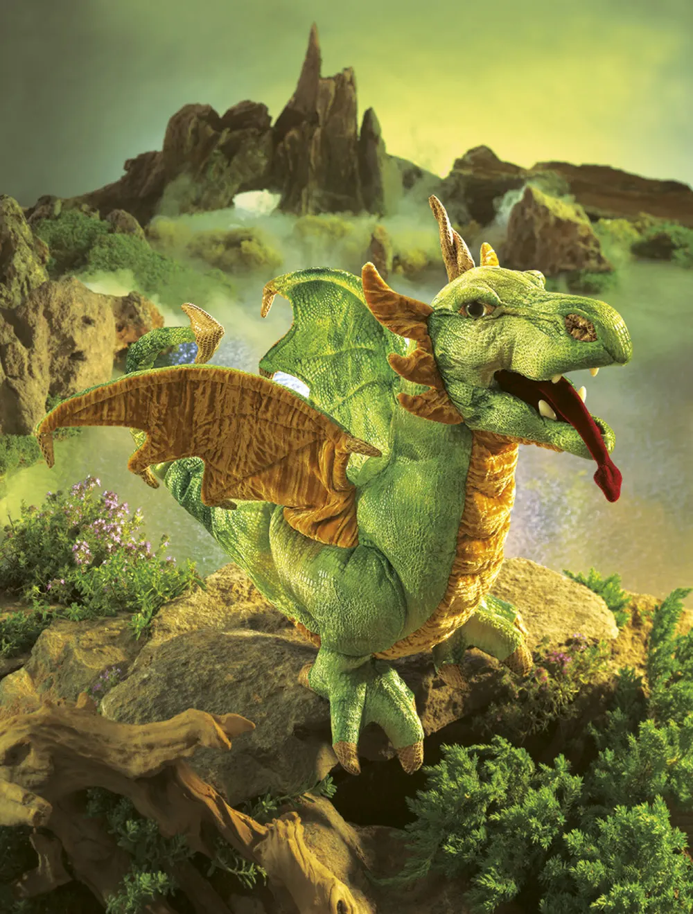 Lindwurm-Drache / Wyvern Dragon-Folkmanis® Puppets