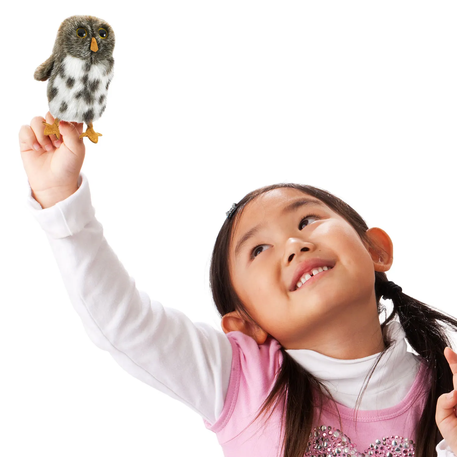 Mini Eule / Mini Spotted Owl-Folkmanis® Puppets
