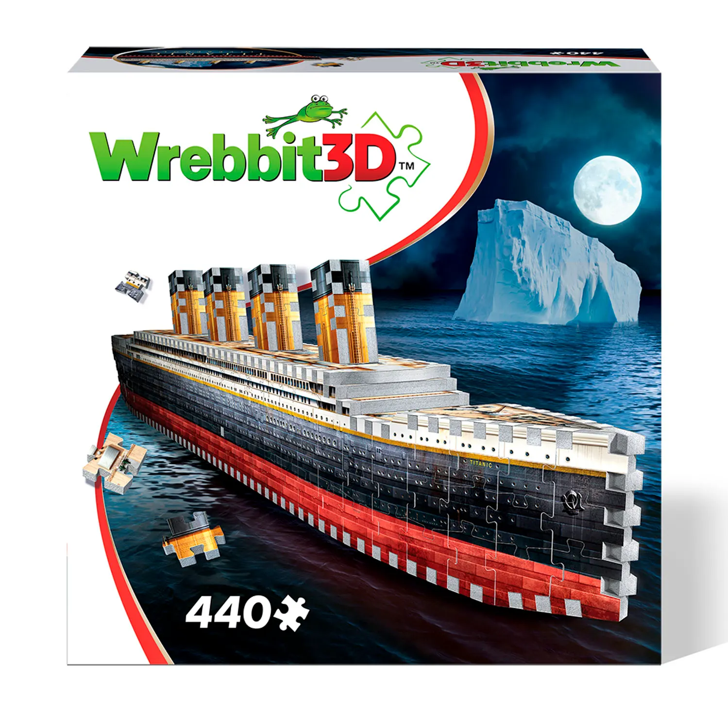 Titanic (440 Teile) - 3D-Puzzle-Wrebbit-3D Puzzles
