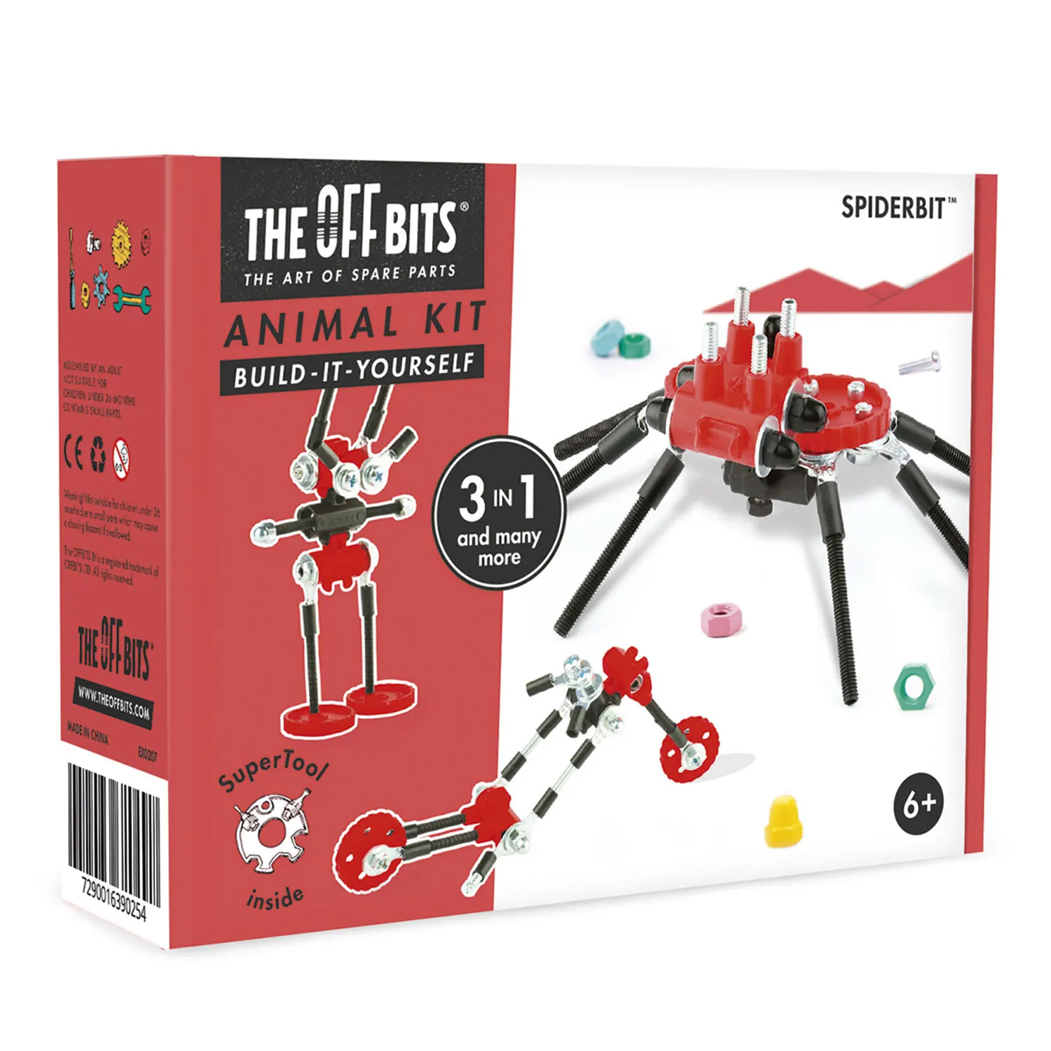 SpiderBit model kit with Super Tool-TheOffbits