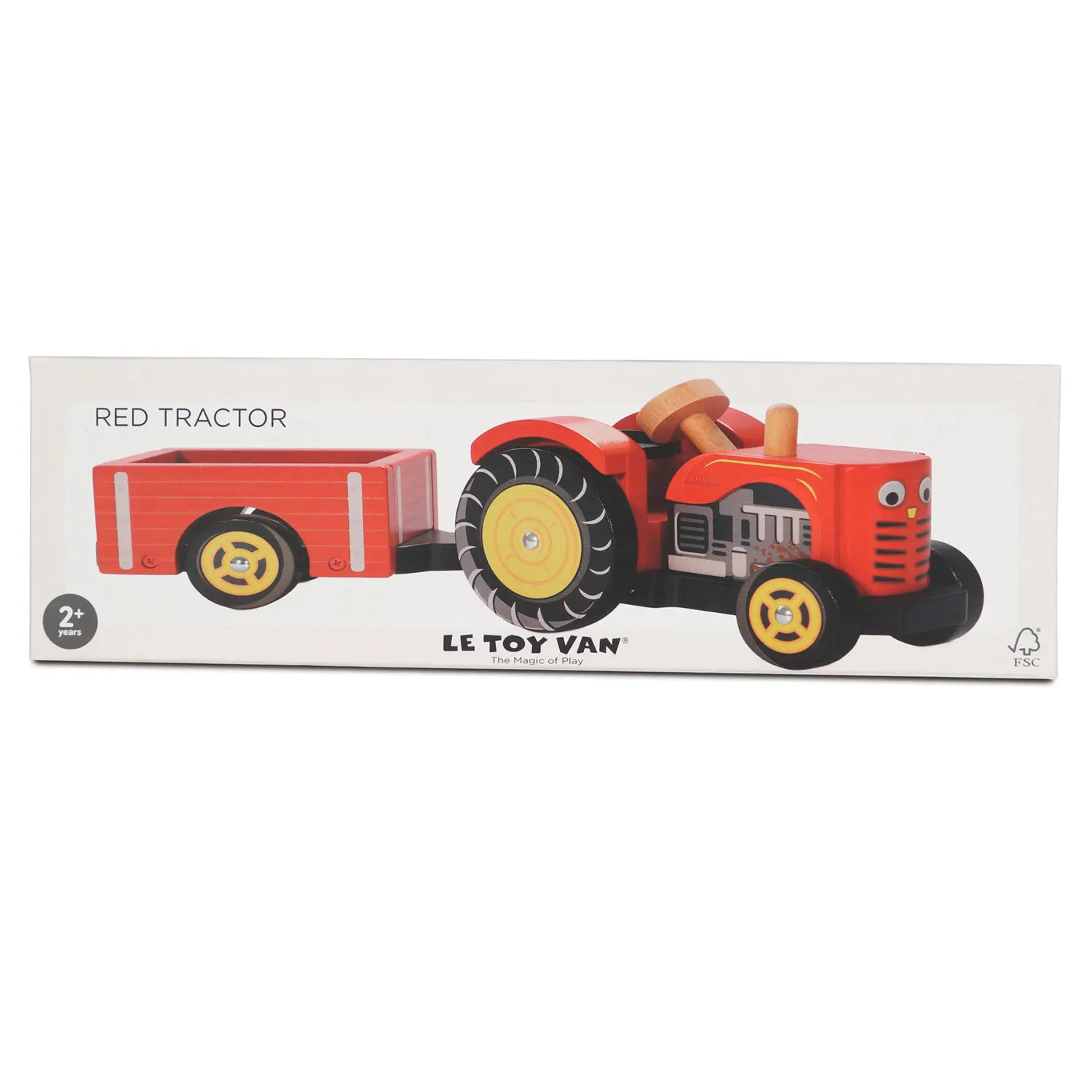 Roter Traktor / Farmyard Tractor & Trailer-Le Toy Van (LTV)