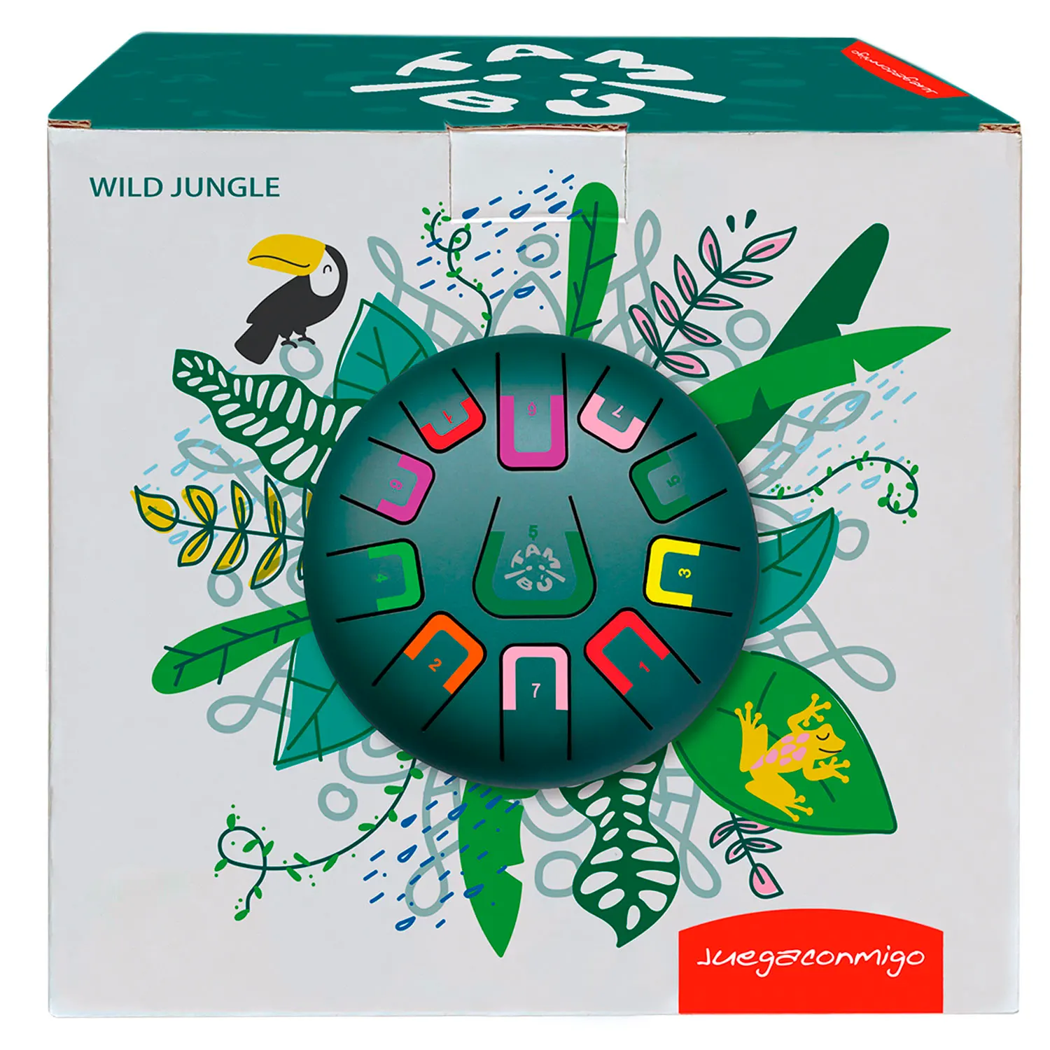 Tambu Steel Drum - Wild Jungle (Matt Jungle green)-JuegaConmigo