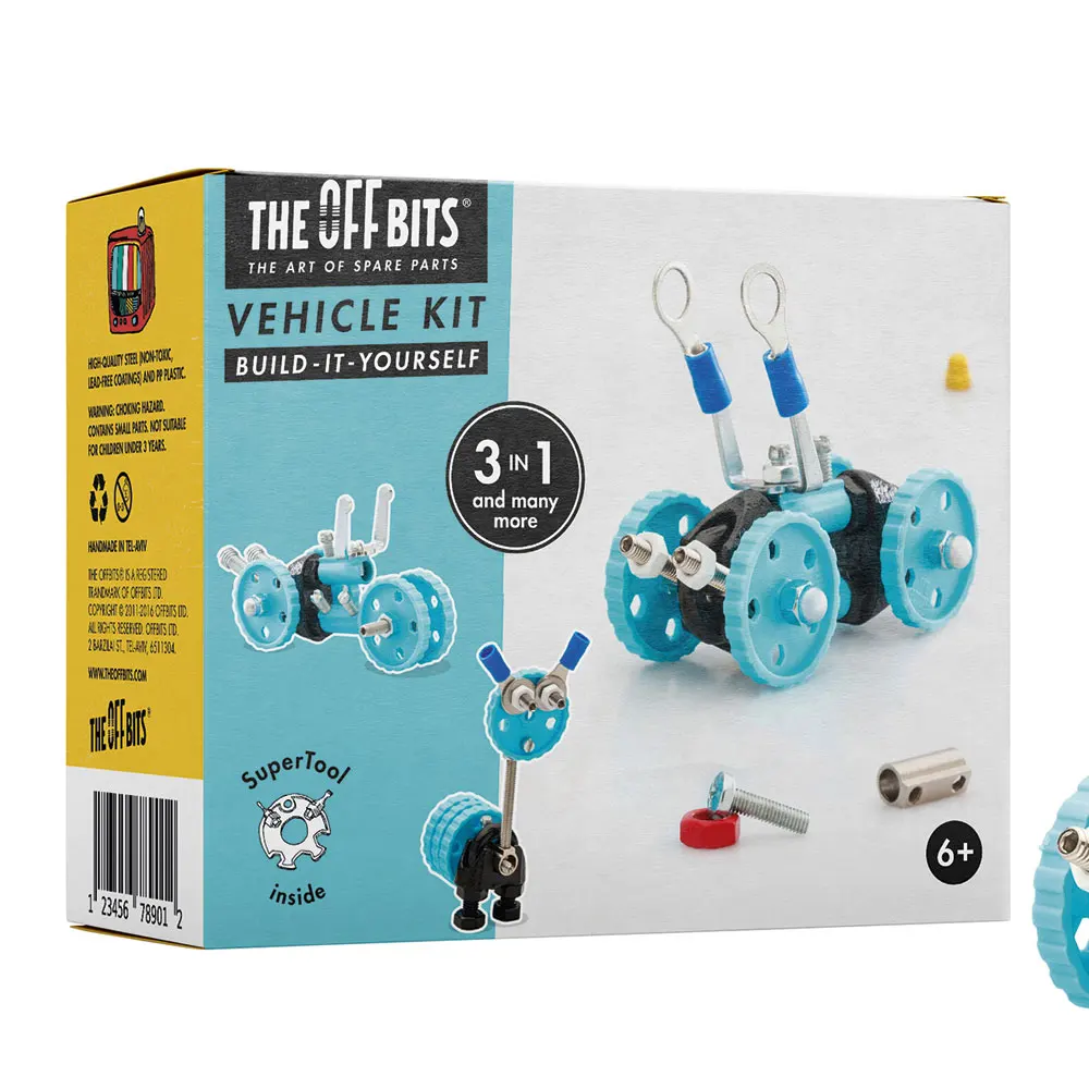 Vehicle Kit - Blue Car - GearBit-TheOffbits