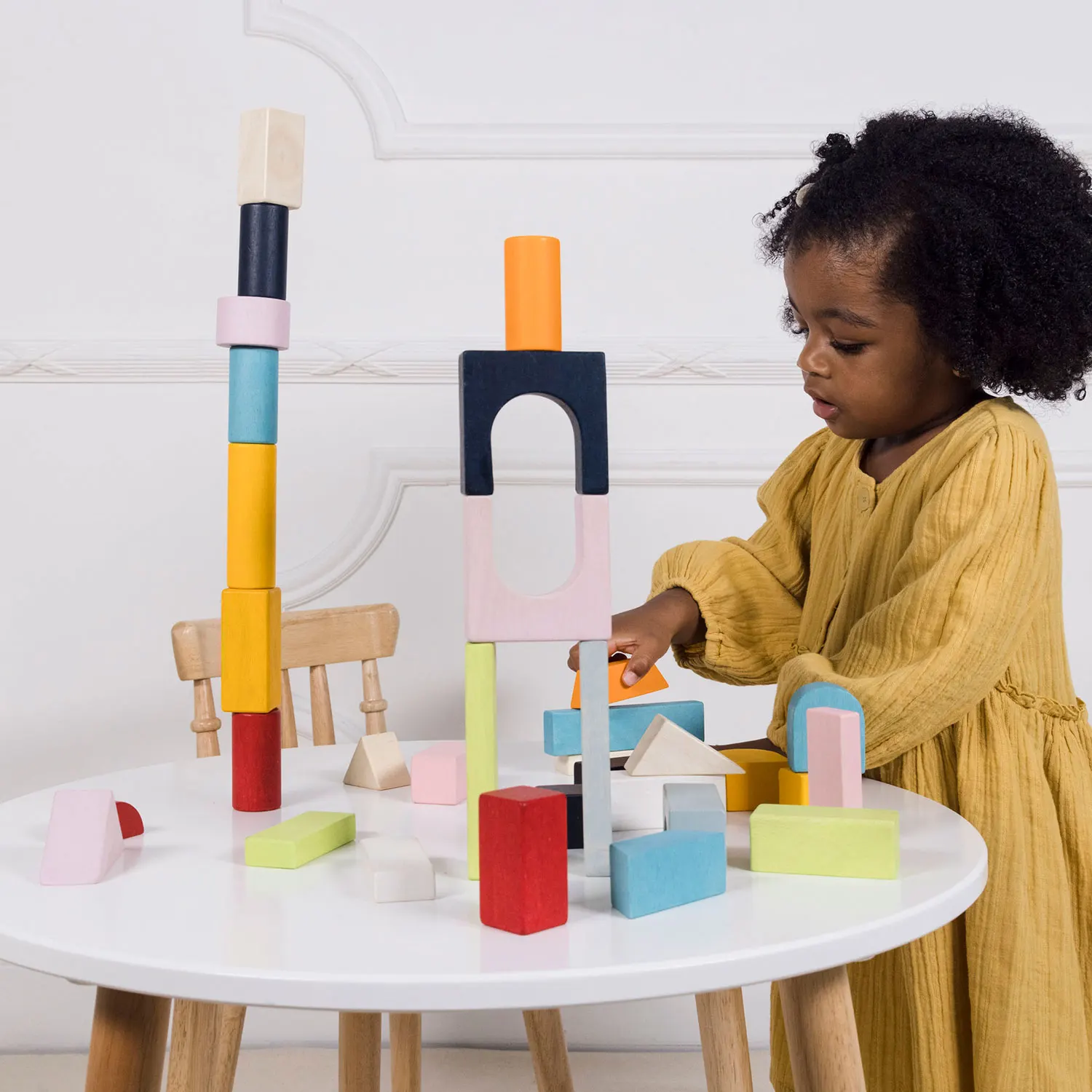Bausteine & Tasche / Colourful Building Blocks & Bag - 60 piece-Le Toy Van (LTV)