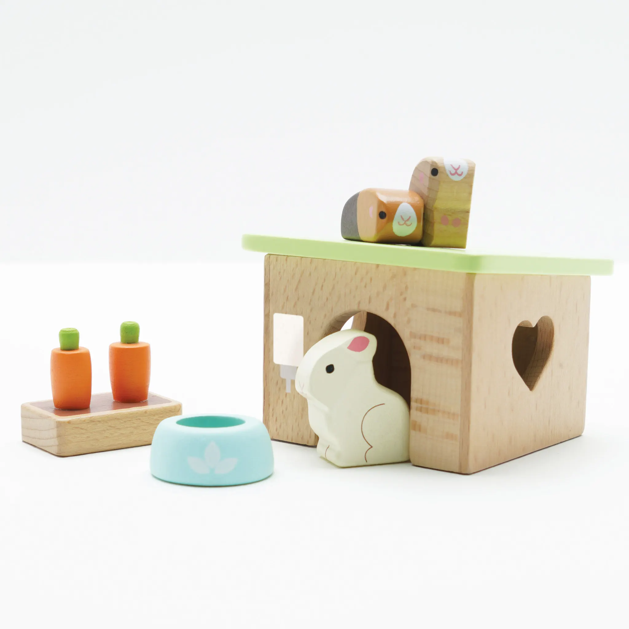 Hase & Meerschweinchen / Bunny & Guinea Pet Animal Set (New Look)-Le Toy Van (LTV)