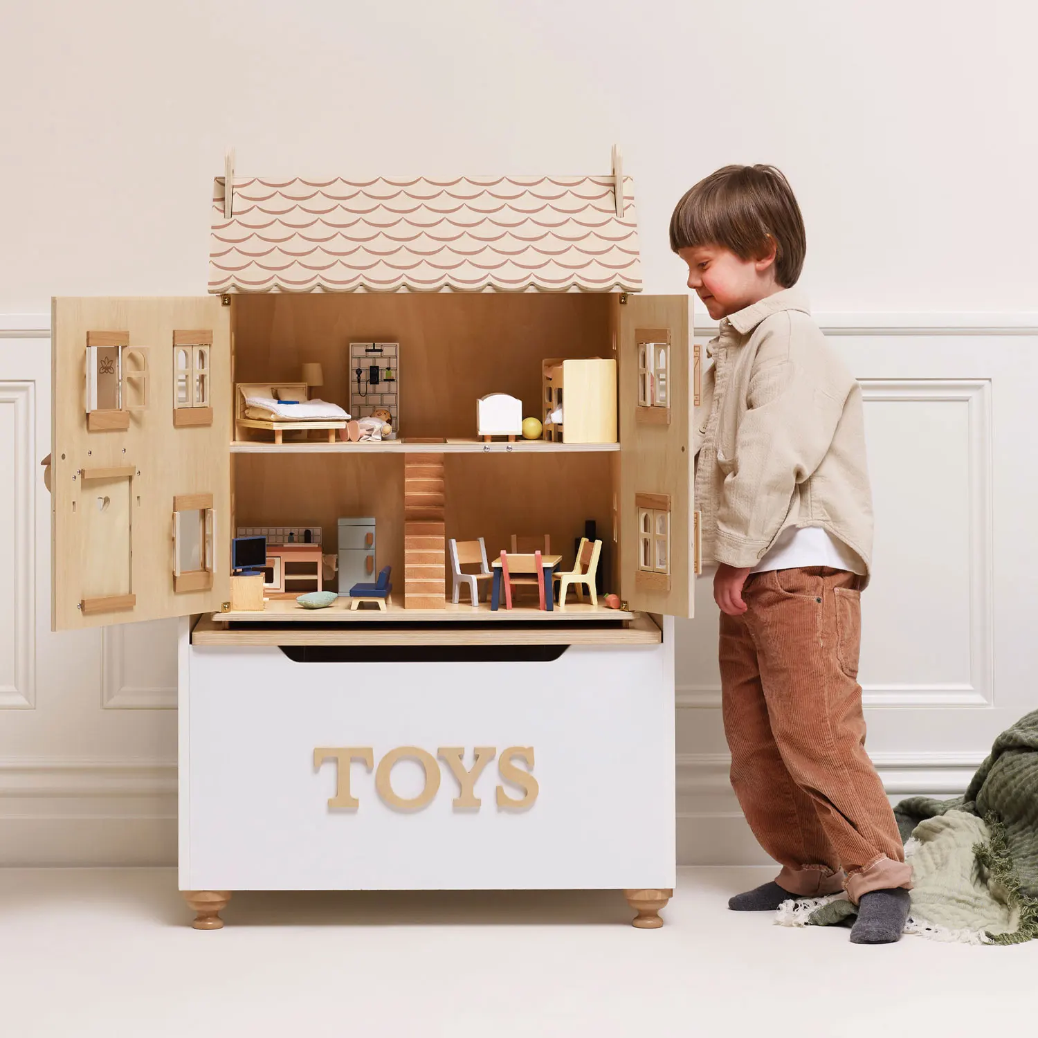 Marie’s Natural Wood Dolls House