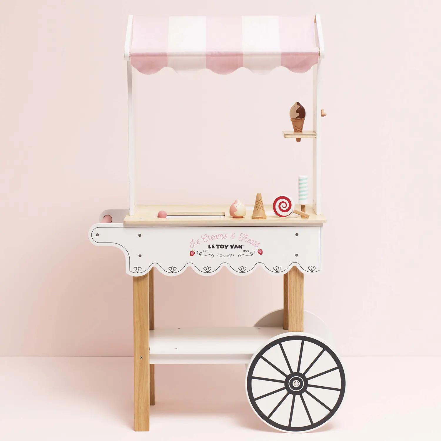 Ice Cream Trolley Market Stall (New Look)-Le Toy Van (LTV)