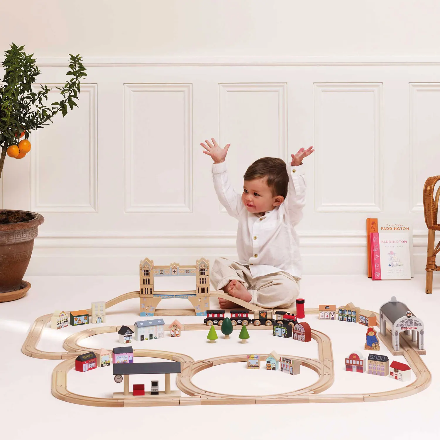 Paddington Wooden Train Set
