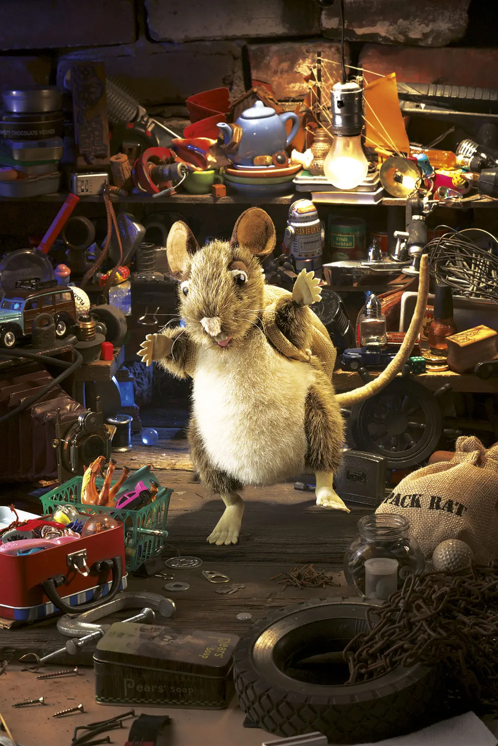 Ratte, sammelt gern / Pack Rat-Folkmanis® Puppets