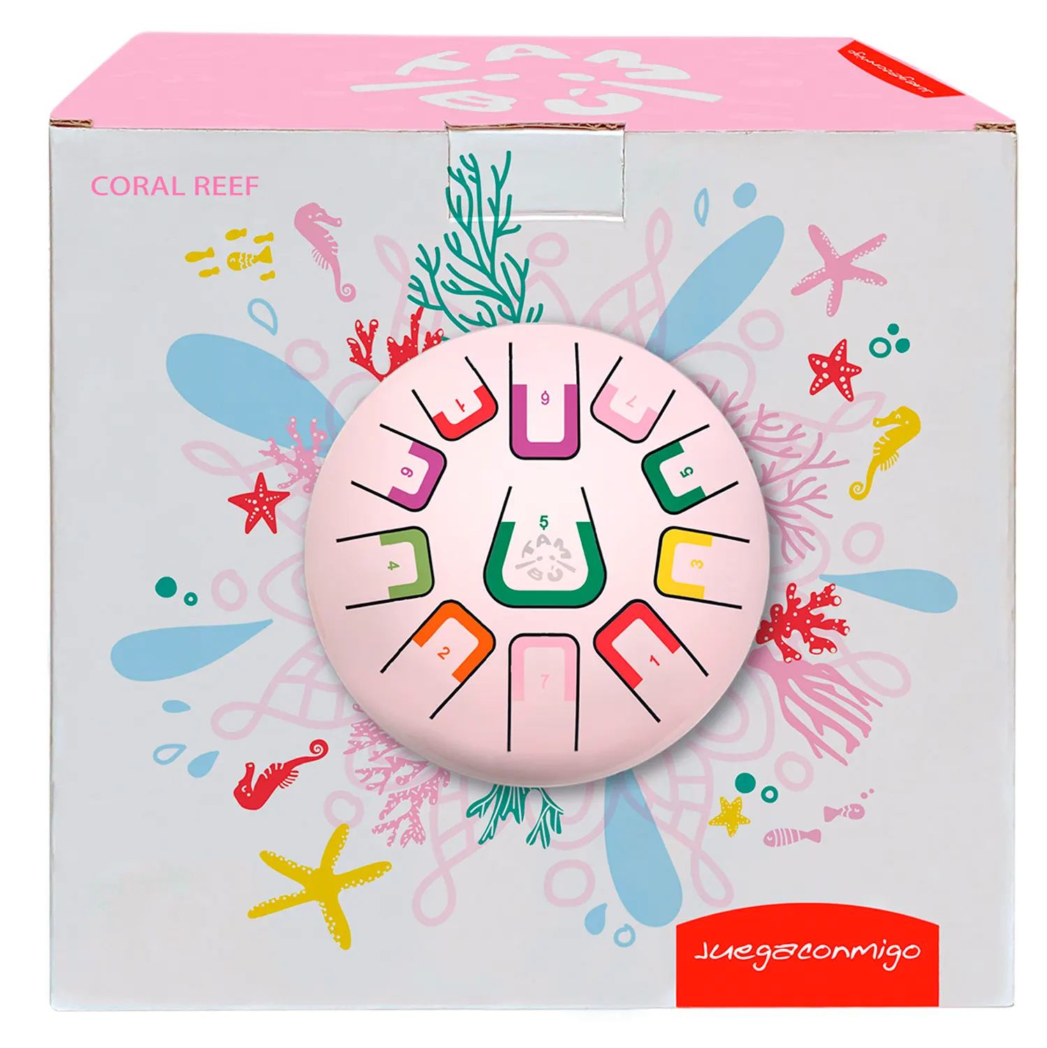 Tambu Steel Drum - Coral Reef (Matt Pink)-JuegaConmigo