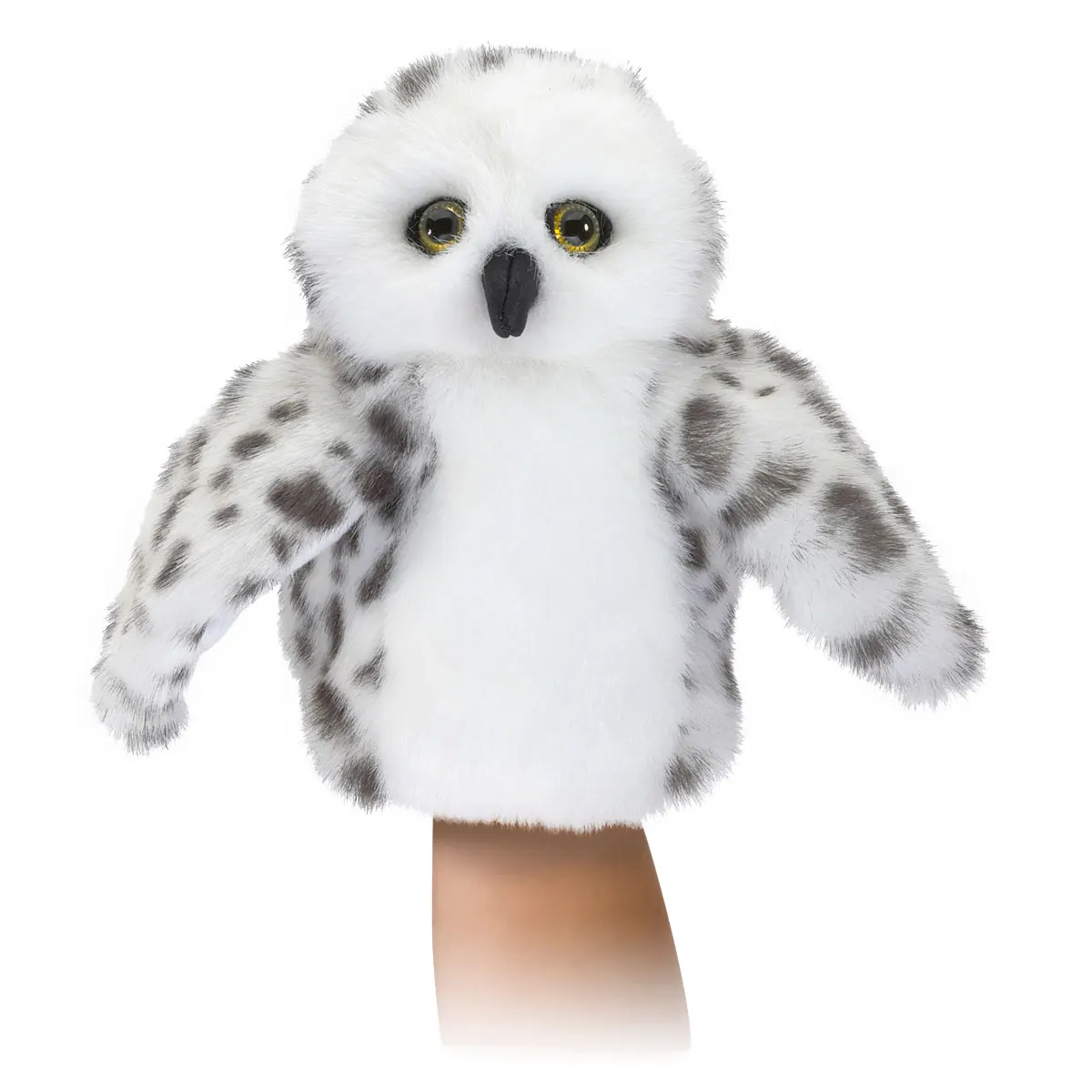 Kleine Schneeeule / Little Snowy Owl-Folkmanis® Handpuppen