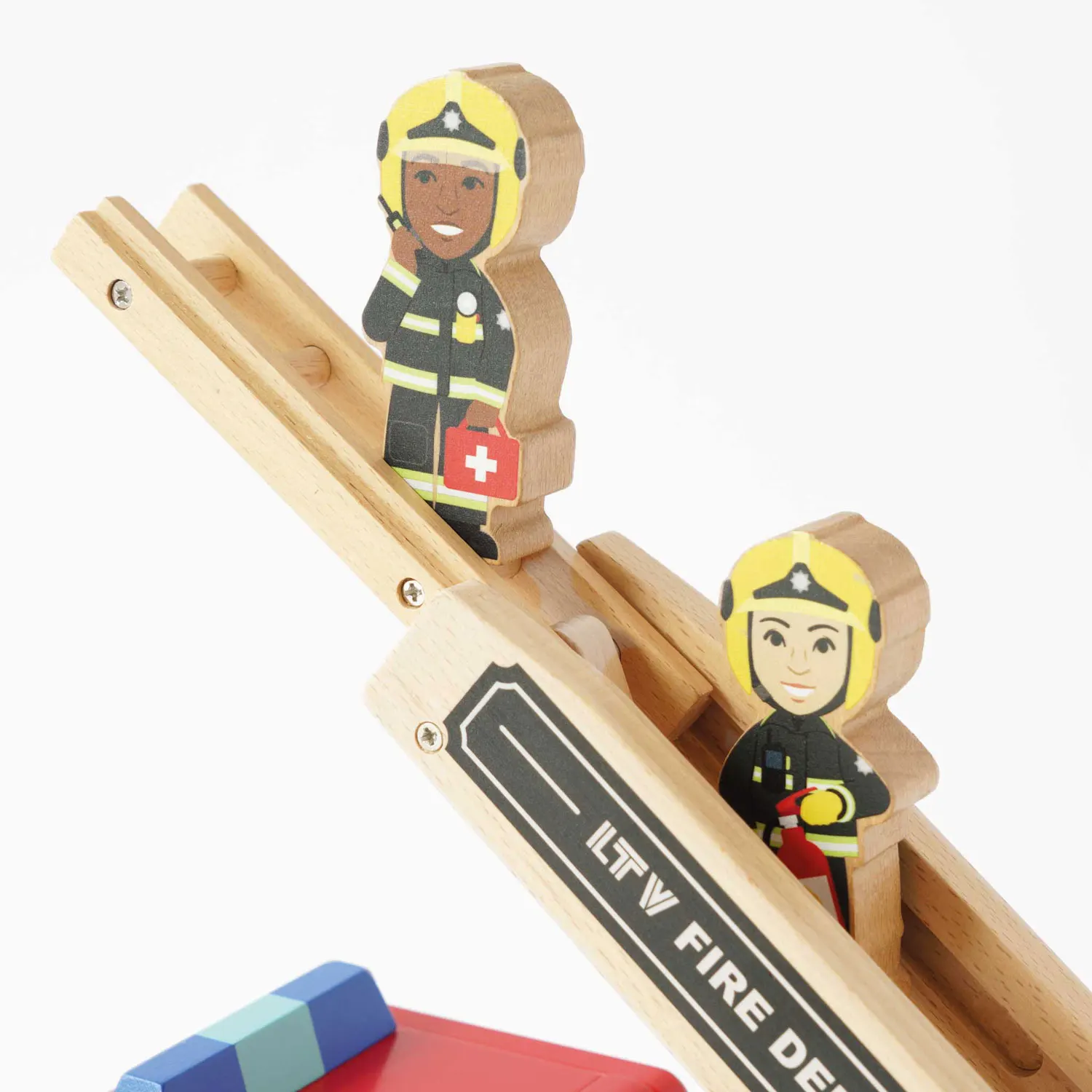 Fire Engine with Firefighters (New Look)-Le Toy Van (LTV)