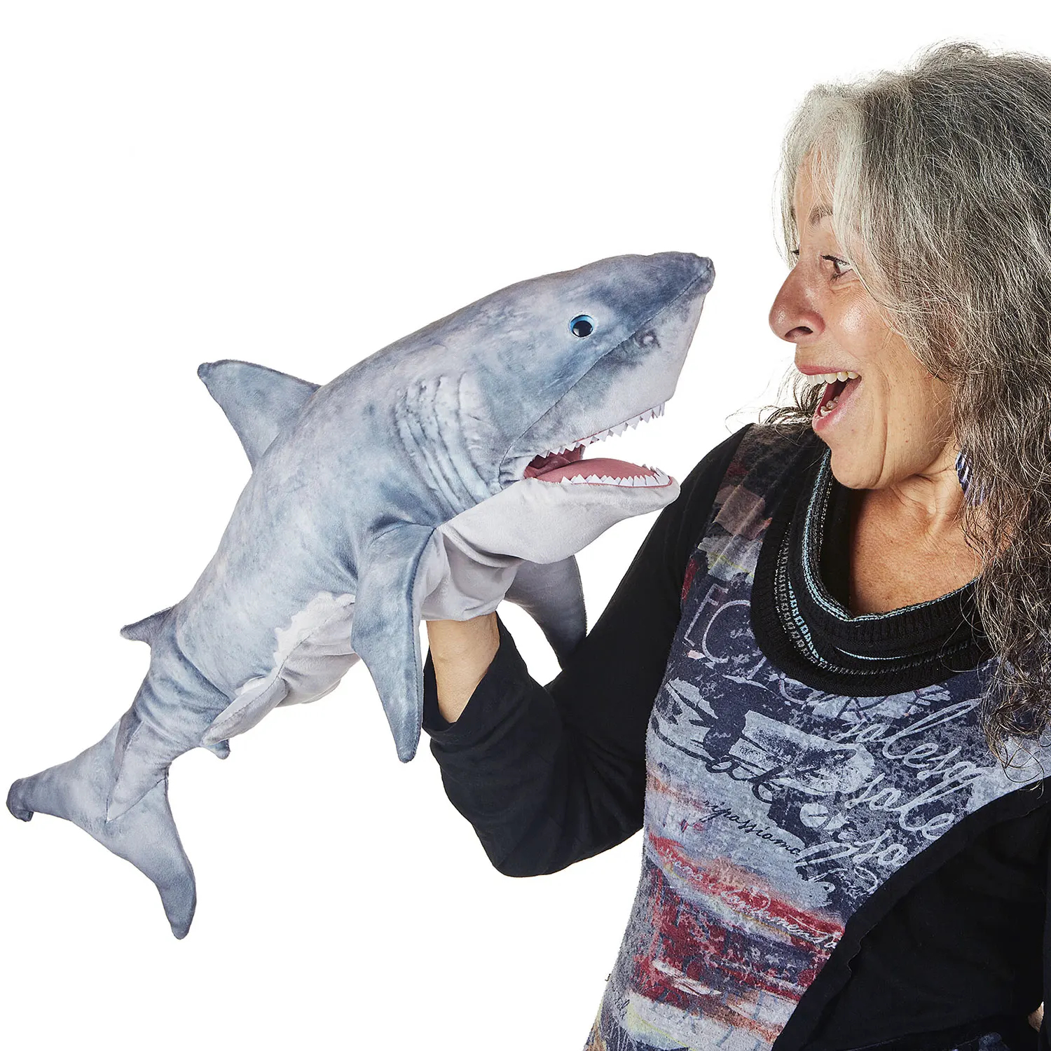 Weißer Hai / Great white shark-Folkmanis® Puppets