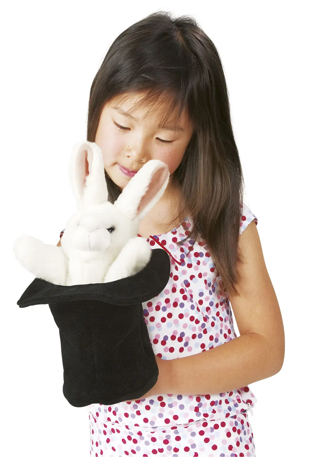 Großer Hase im Hut / Large Rabbit in Hat-Folkmanis® Puppets