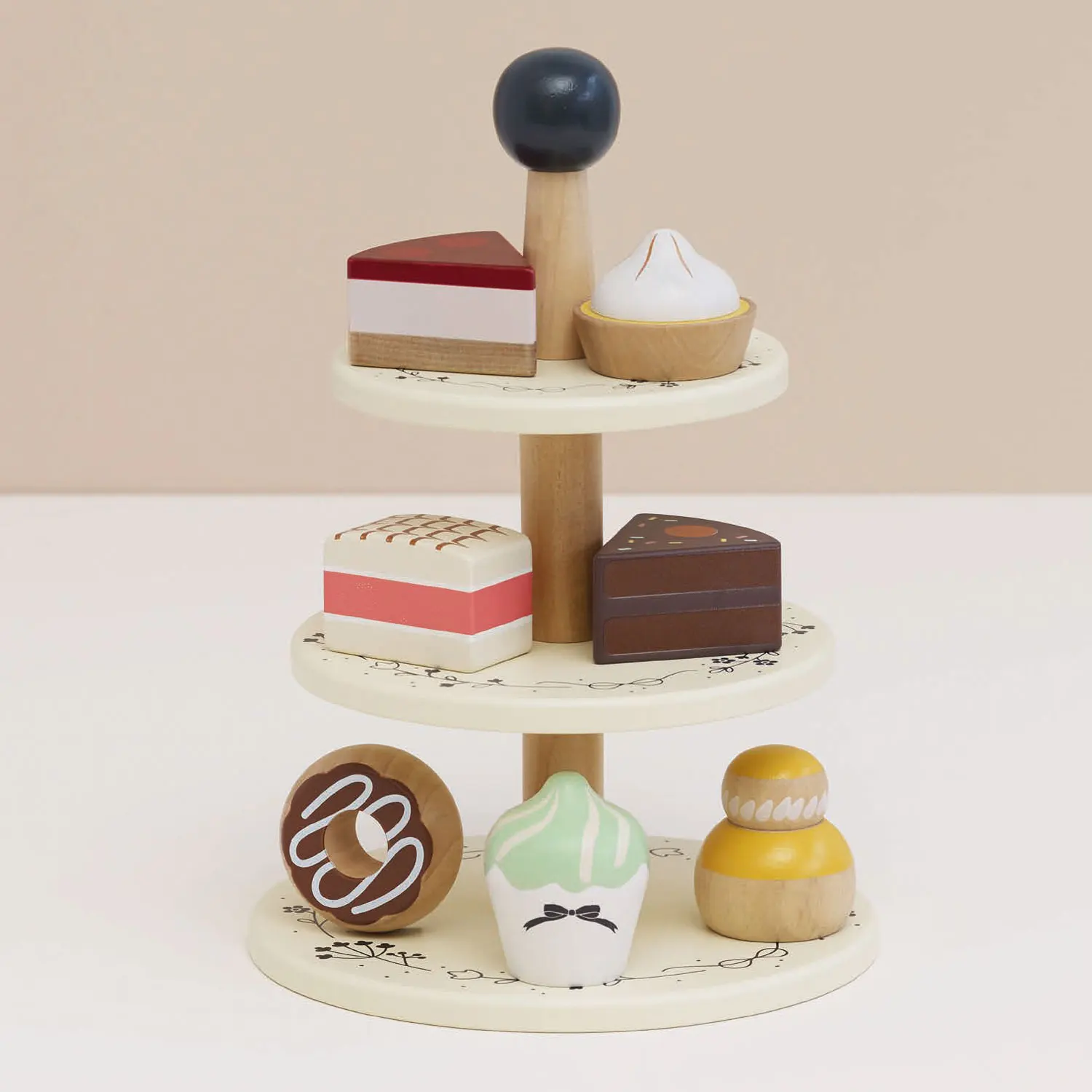 Dreistöckiger Kuchenständer / Three Tier Patisserie Cake Stand (New Look)-Le Toy Van (LTV)