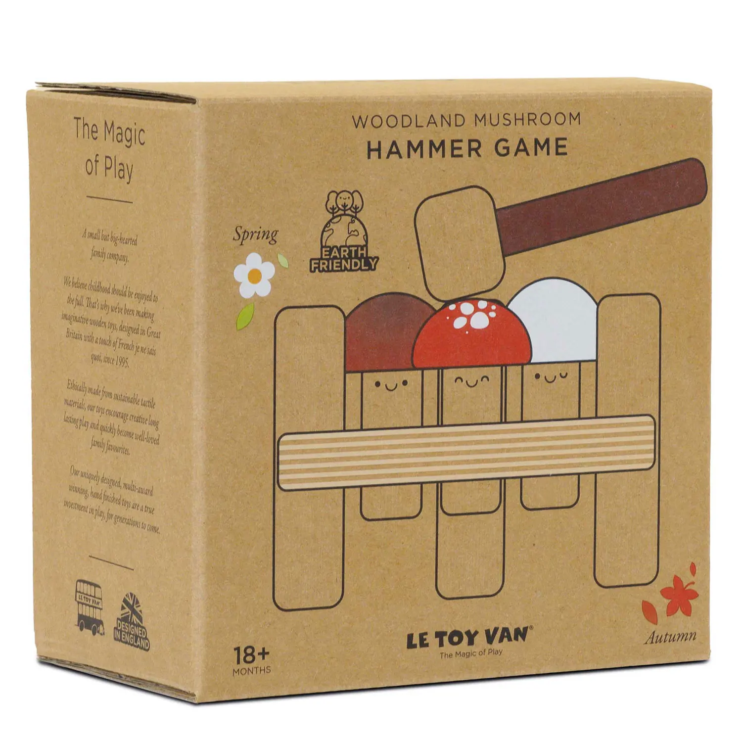 Hammerspiel Pilz / Woodland Mushroom Hammer Game-Le Toy Van (LTV)