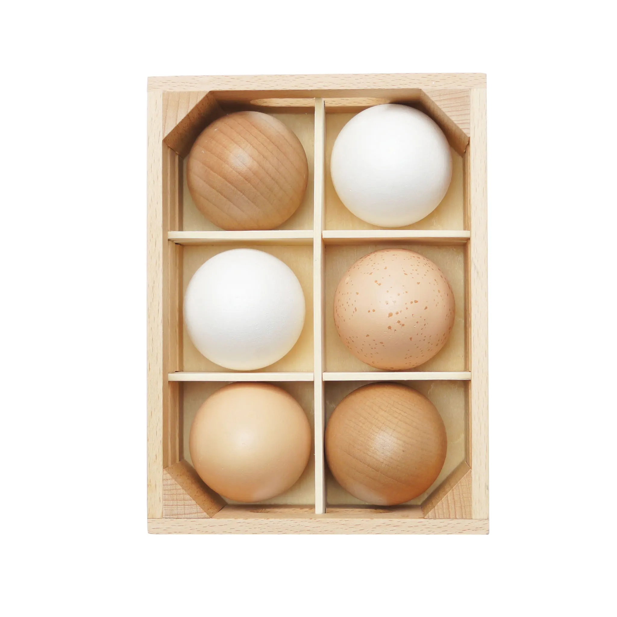 Frische Holzeier halbes Dutzend Marktkiste/Farm Eggs Wooden Market Crate - 2022-Le Toy Van (LTV)