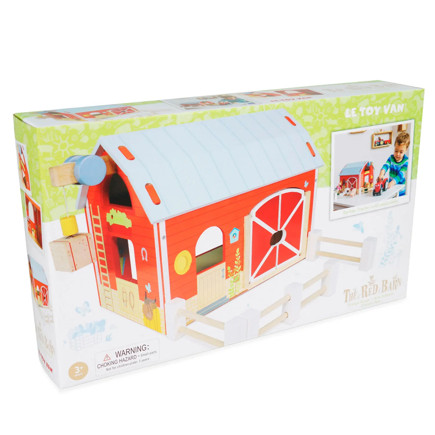 Rote Scheune / Farmyard Animal Barn-Le Toy Van (LTV)