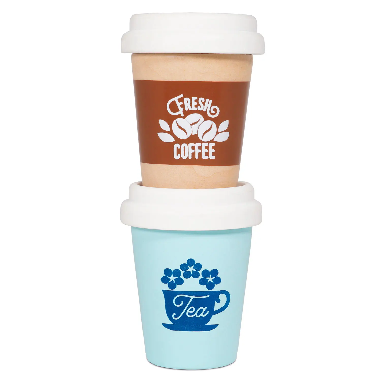 Tea & Coffee Re-Useable Eco Cups/Tee & Kaffee Wiederverwendbare Öko-Becher-Le Toy Van (LTV)