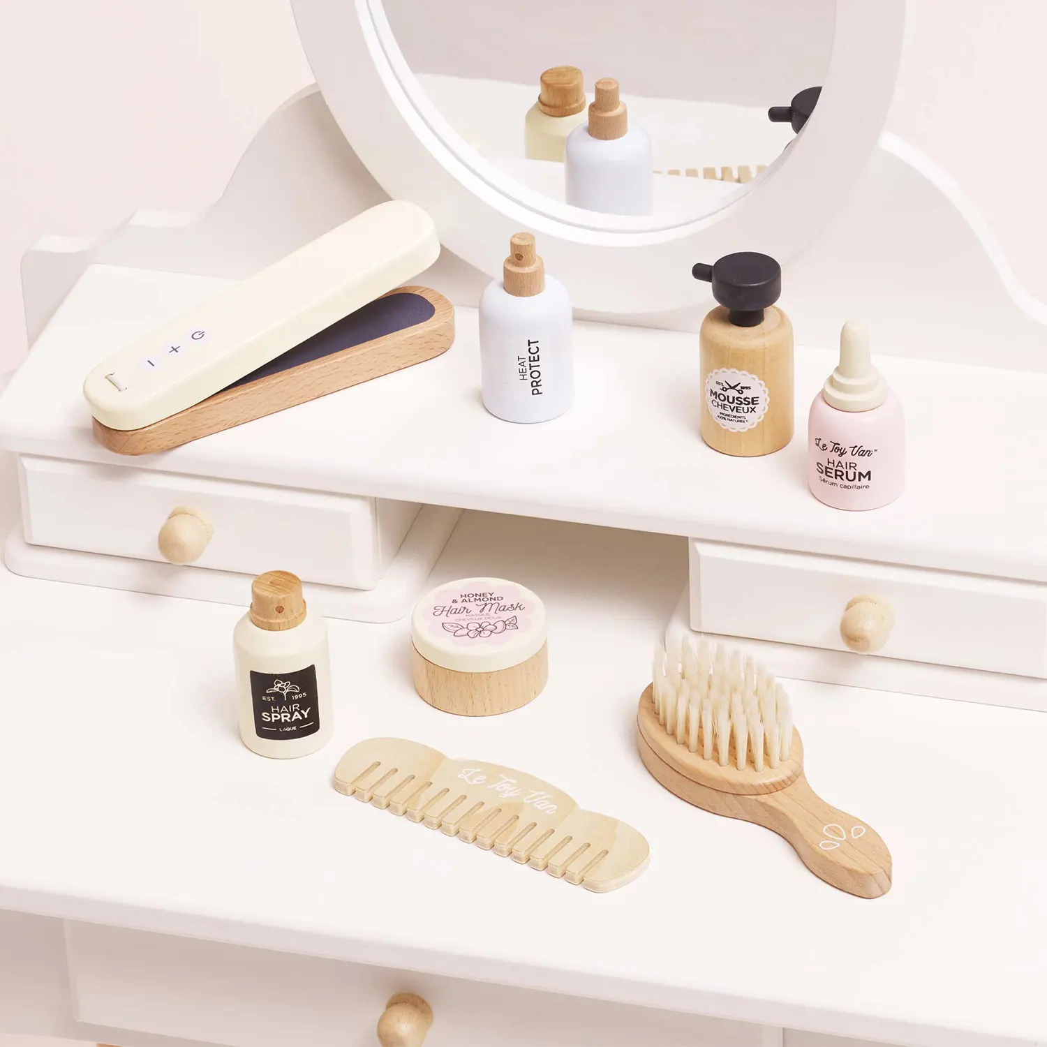 Hair Care & Straighteners Set / Frisier- und Pflegeset-Le Toy Van (LTV)