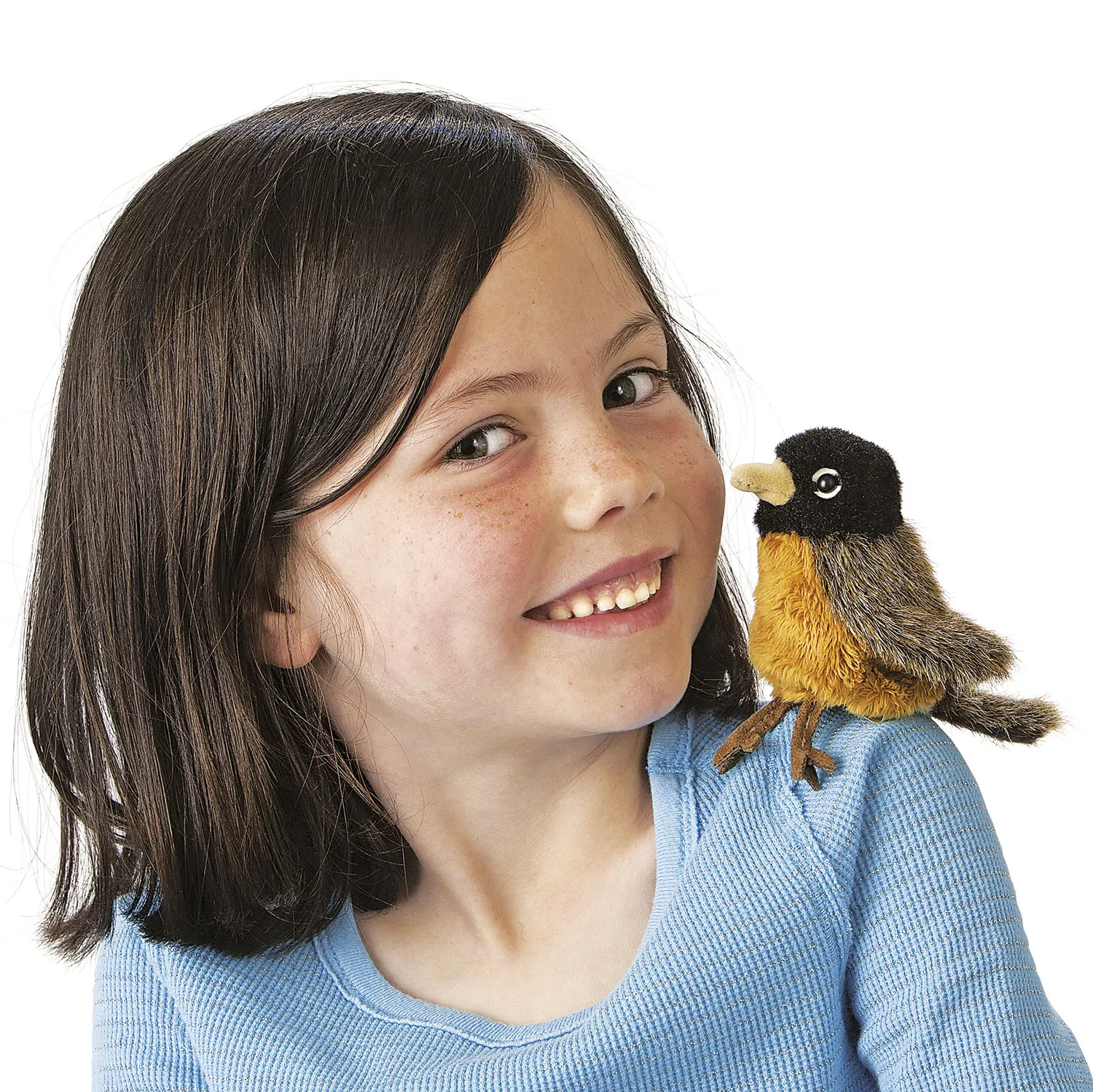 Mini Rotkehlchen / Mini Robin-Folkmanis® Puppets
