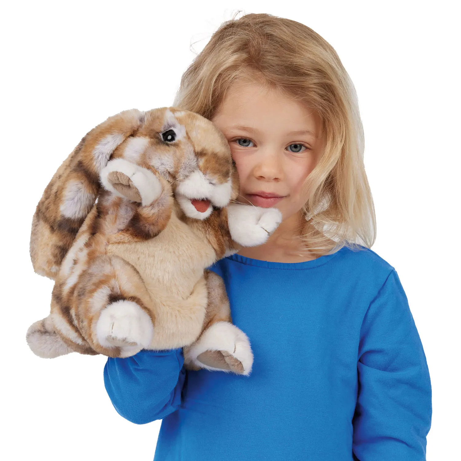 Silky Bunny Rabbit / Seidenweicher Hängeohrhase-Folkmanis® Puppets