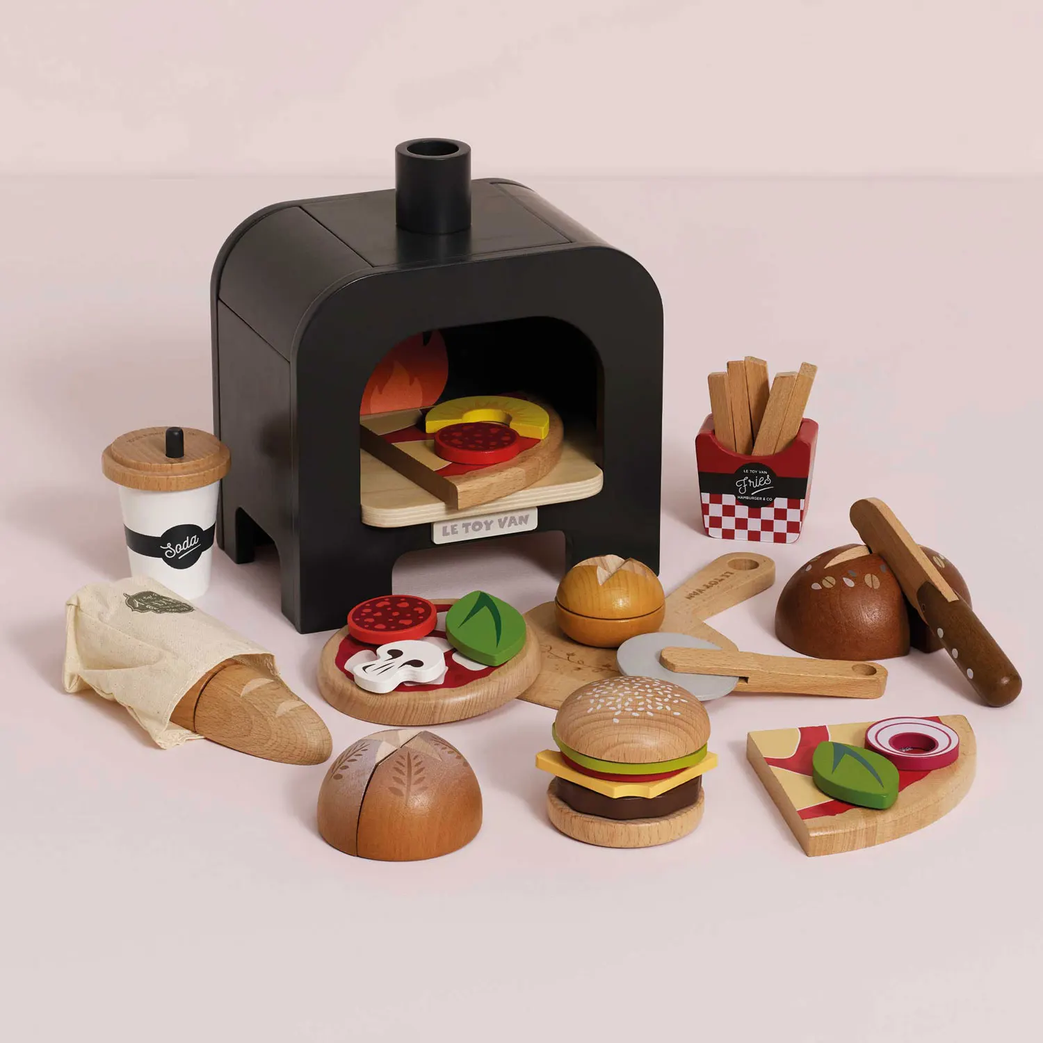 Pizzaofen aus Holz / Wooden Pizza Oven-Le Toy Van (LTV)