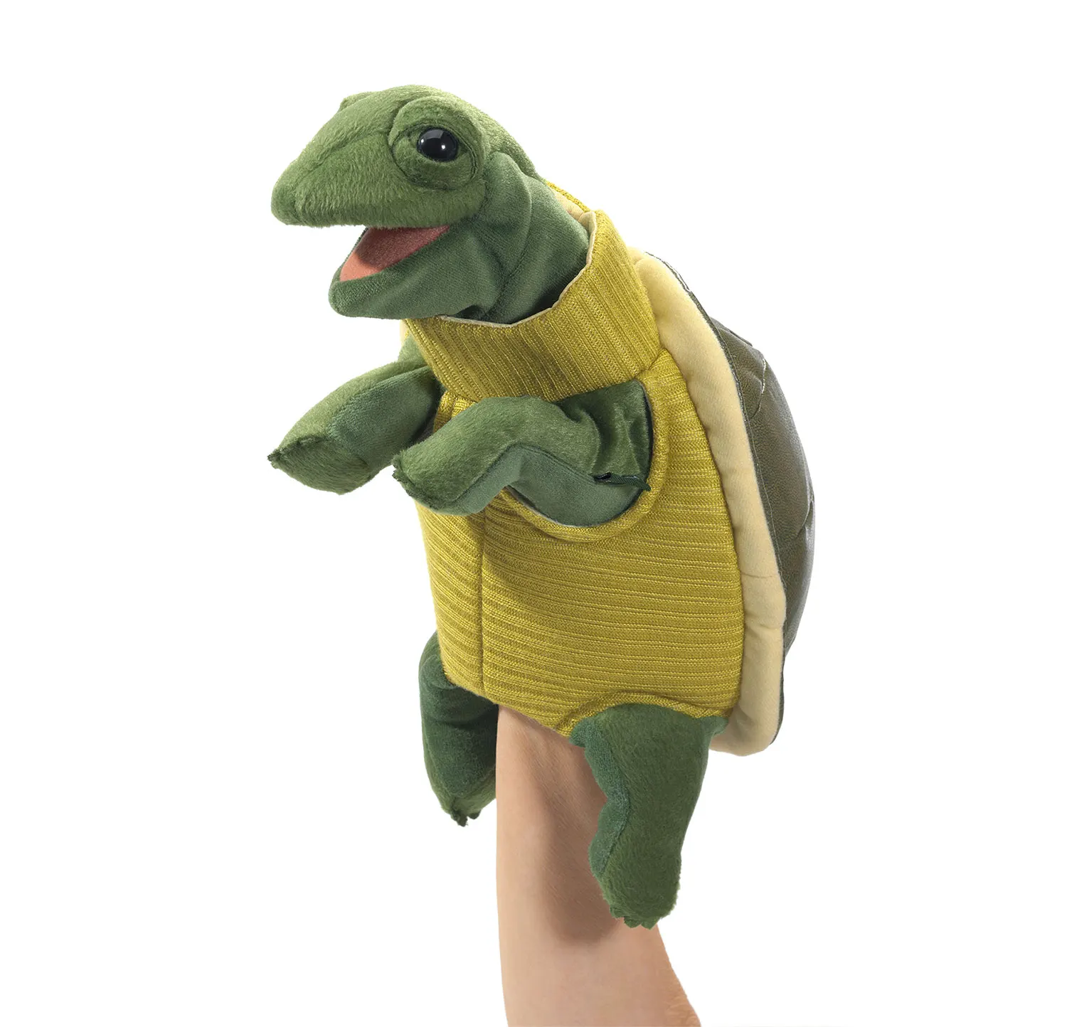 Schildkröte mit Rollkragen / Turtleneck Turtle-Folkmanis® Puppets