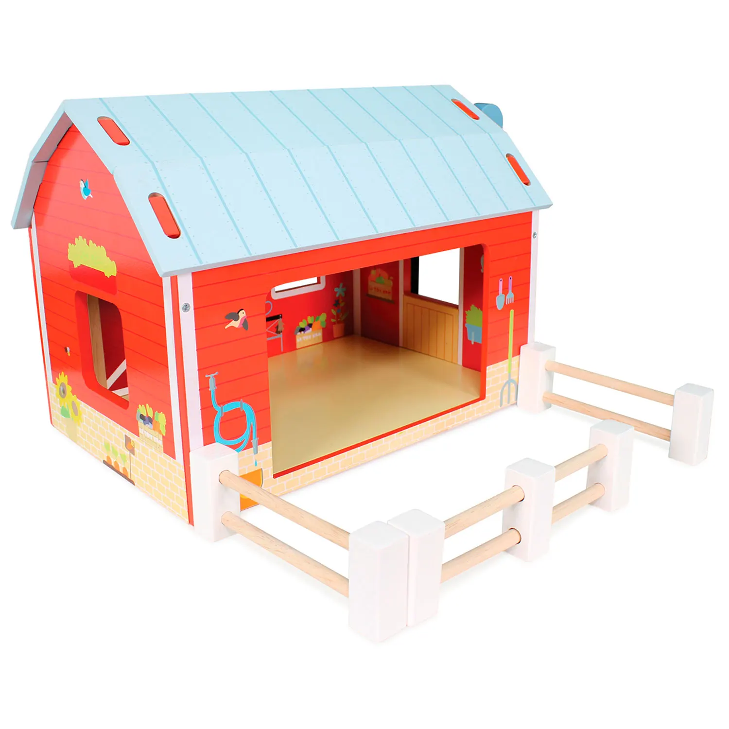 Rote Scheune / Farmyard Animal Barn-Le Toy Van (LTV)