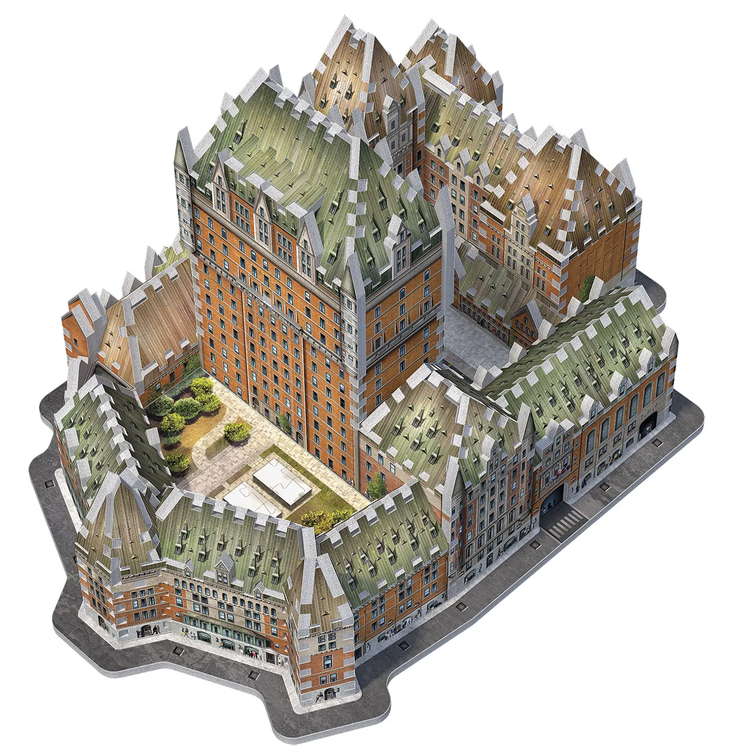 Chateau Frontenac / Quebec City Schloßhotel, 865 pcs-Wrebbit-3D Puzzles