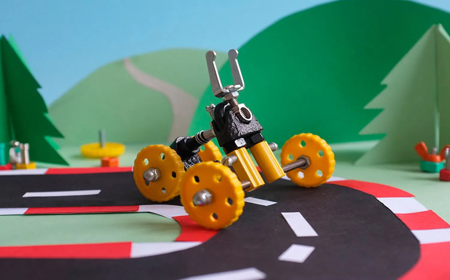 Vehicle Kit - Yellow Car - BlazeBit-TheOffbits