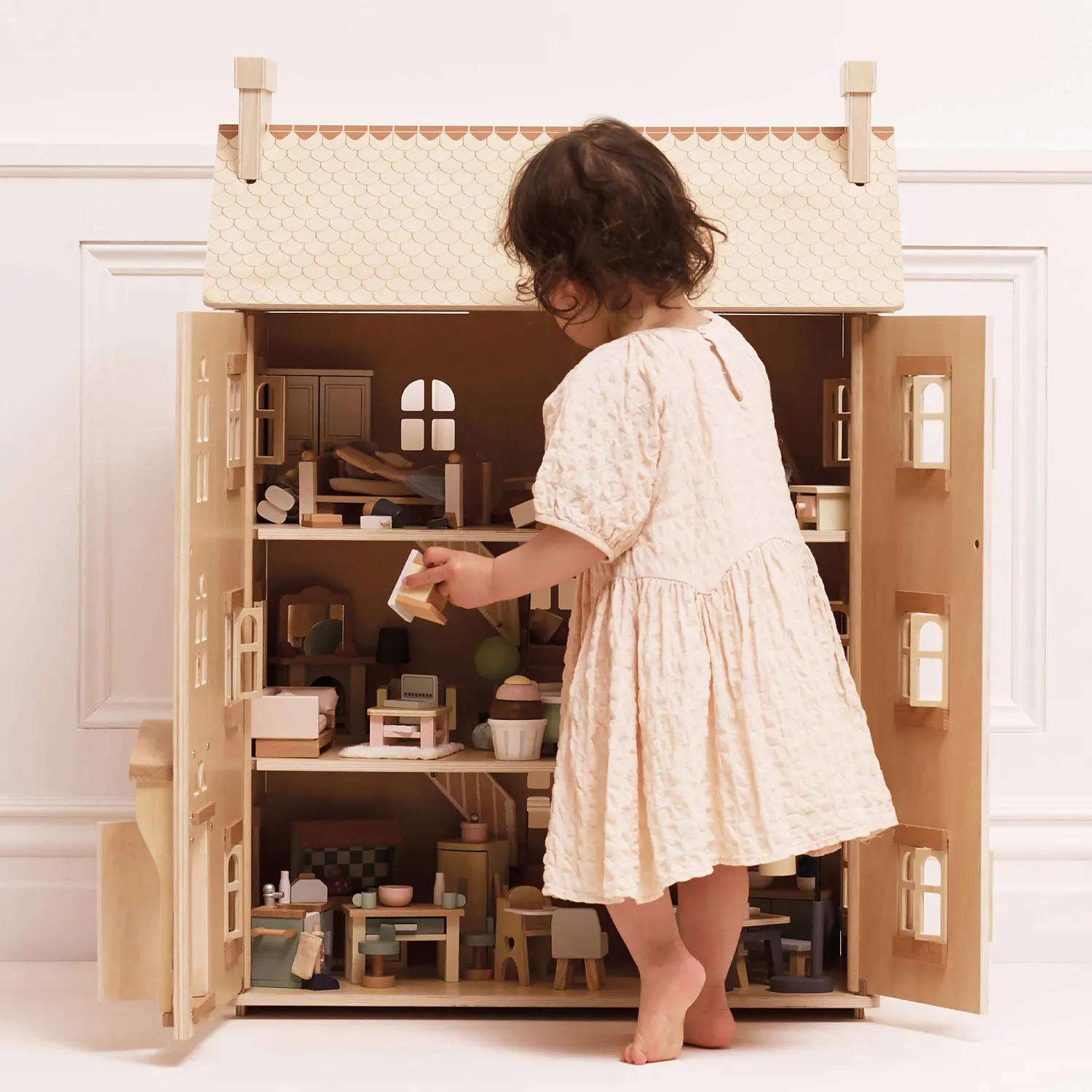 Puppenhaus Natur / Natural Wood Doll House-Le Toy Van (LTV)
