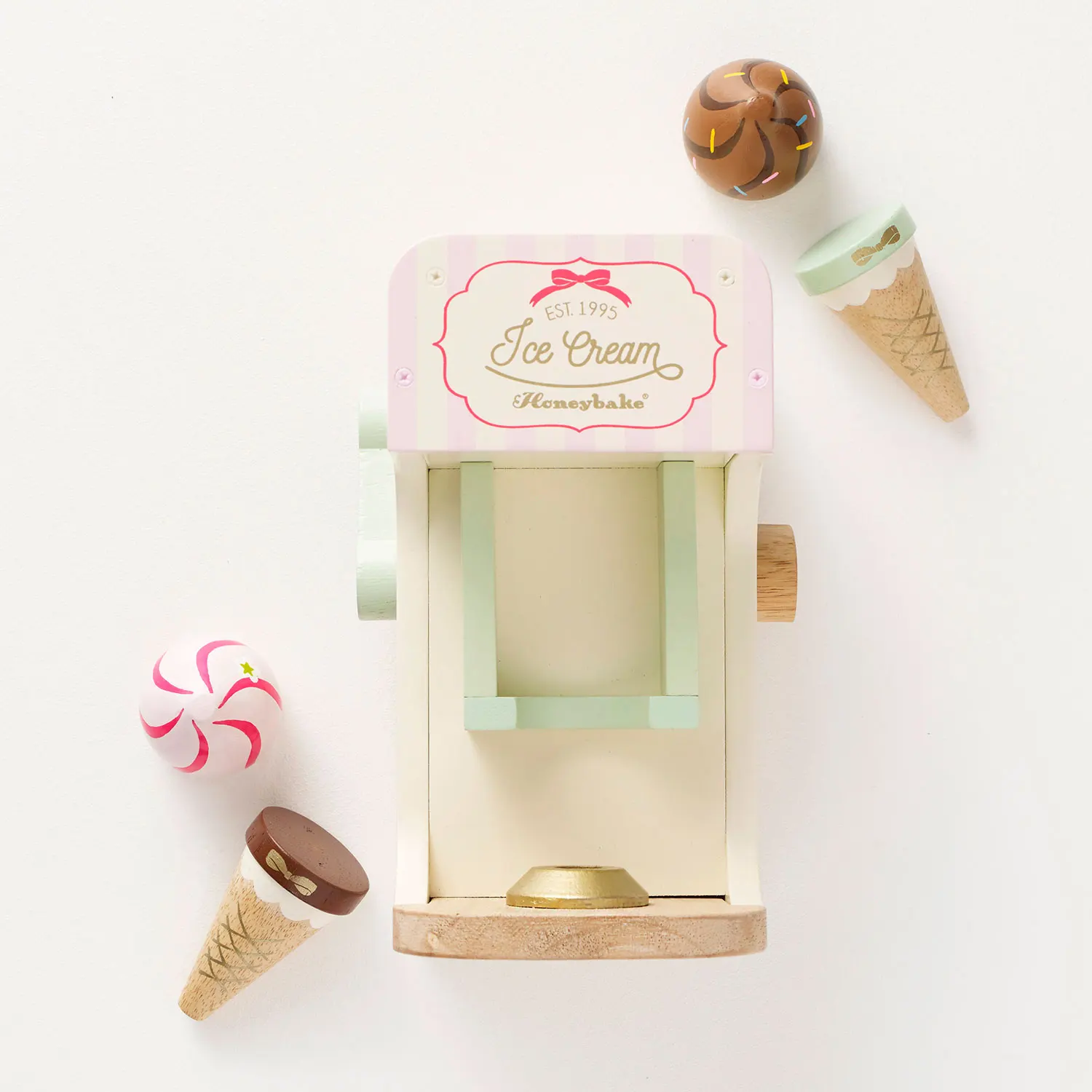 Ice Cream Machine & Play Food Cones-Le Toy Van (LTV)