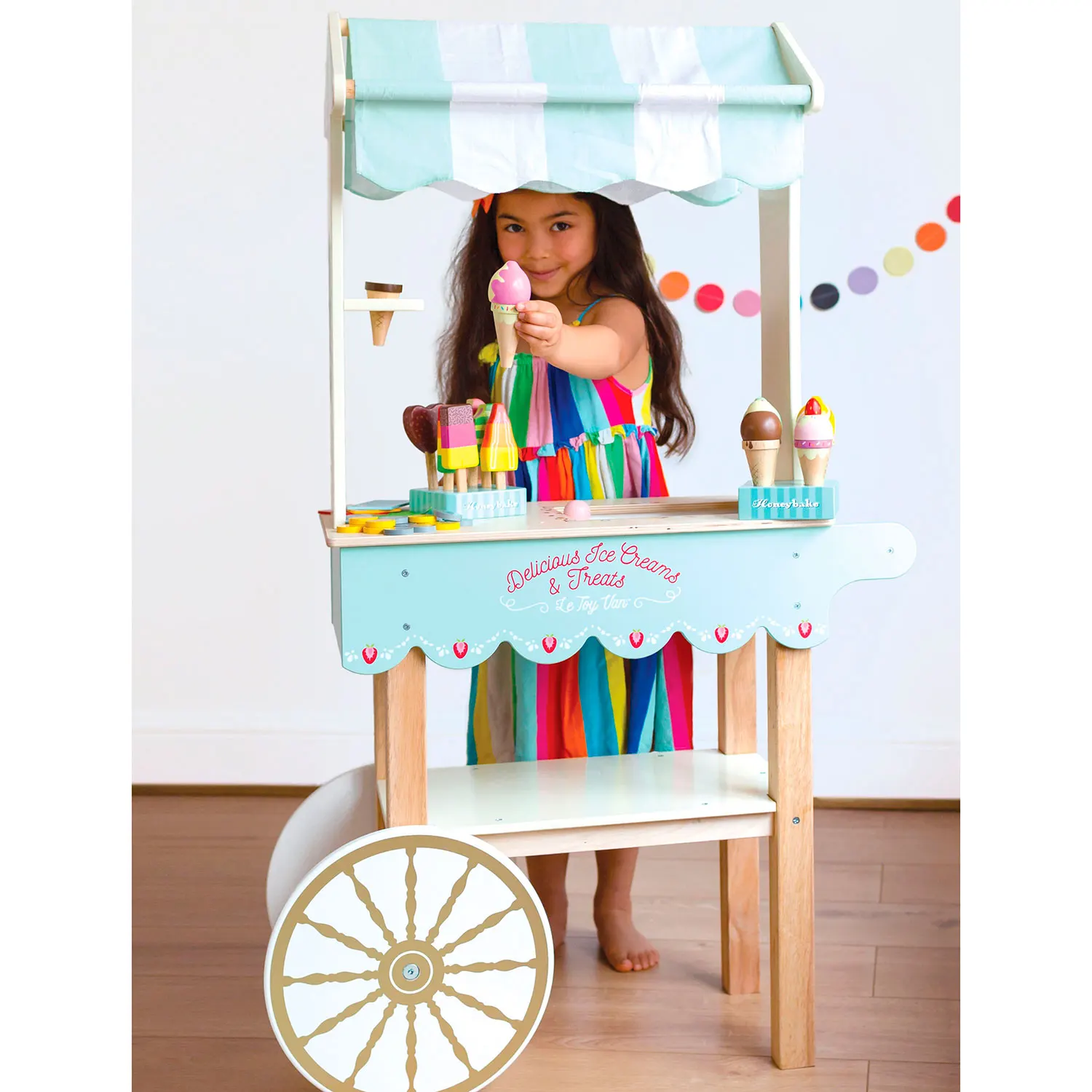 Eiscremewagen / Ice Cream Trolley Market Stall-Le Toy Van (LTV)