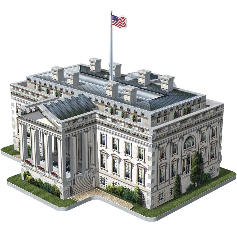 The White House - Washington / 3D-Puzzle-Wrebbit-3D Puzzles