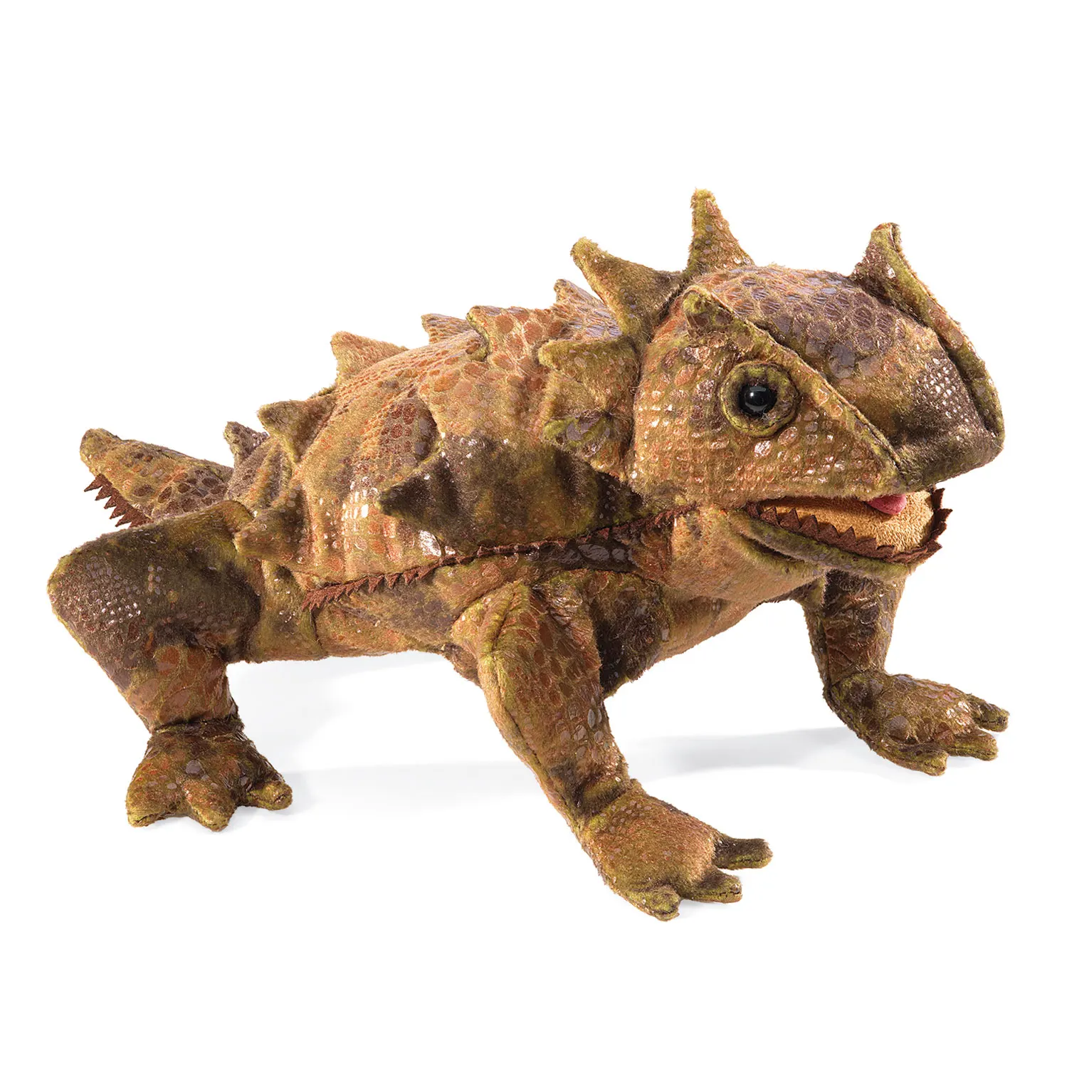 Horned Lizard / Krötenechse-Folkmanis® Puppets