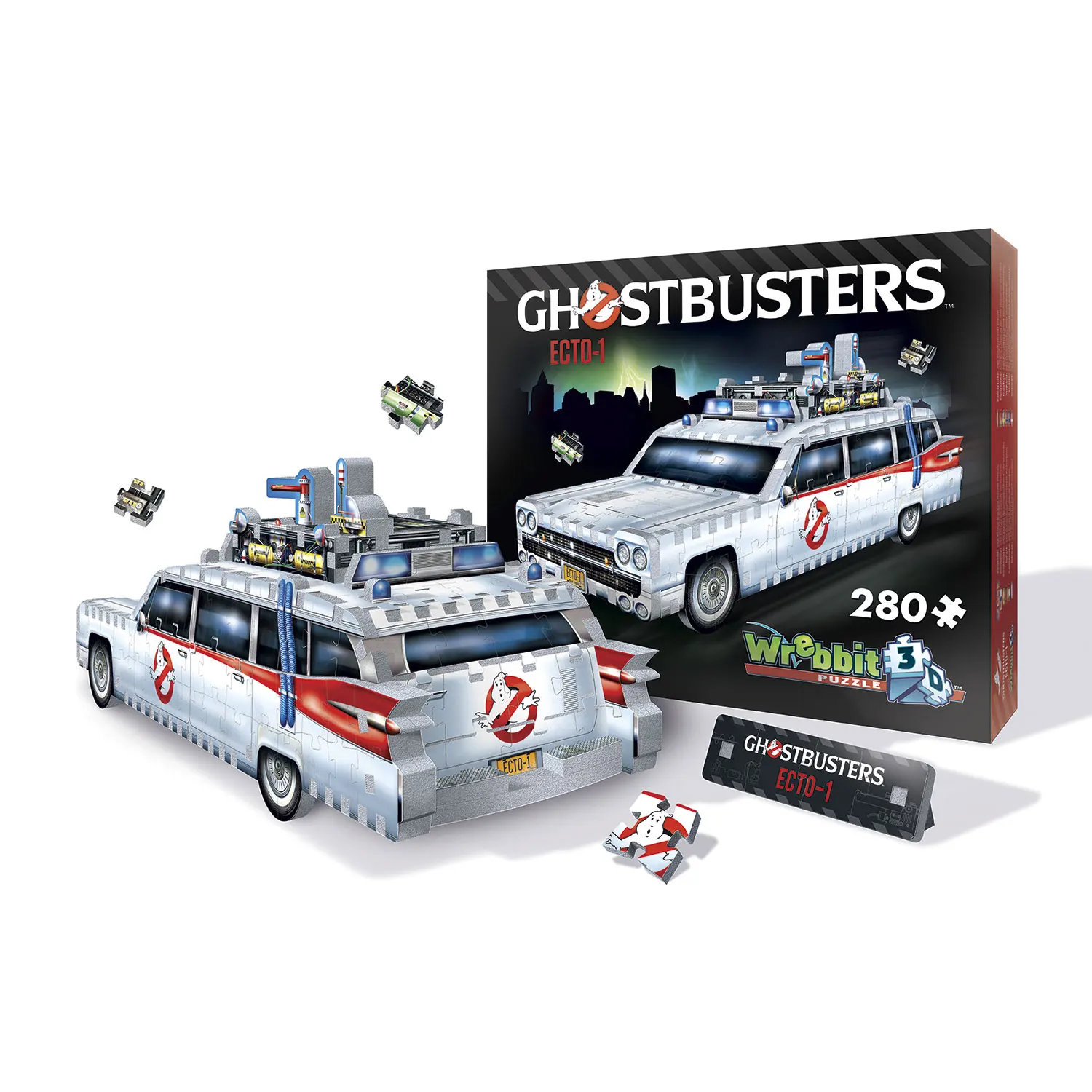 ECTO-1 - Ghostbusters (280Teile) - 3D-Puzzle-Wrebbit-3D Puzzles