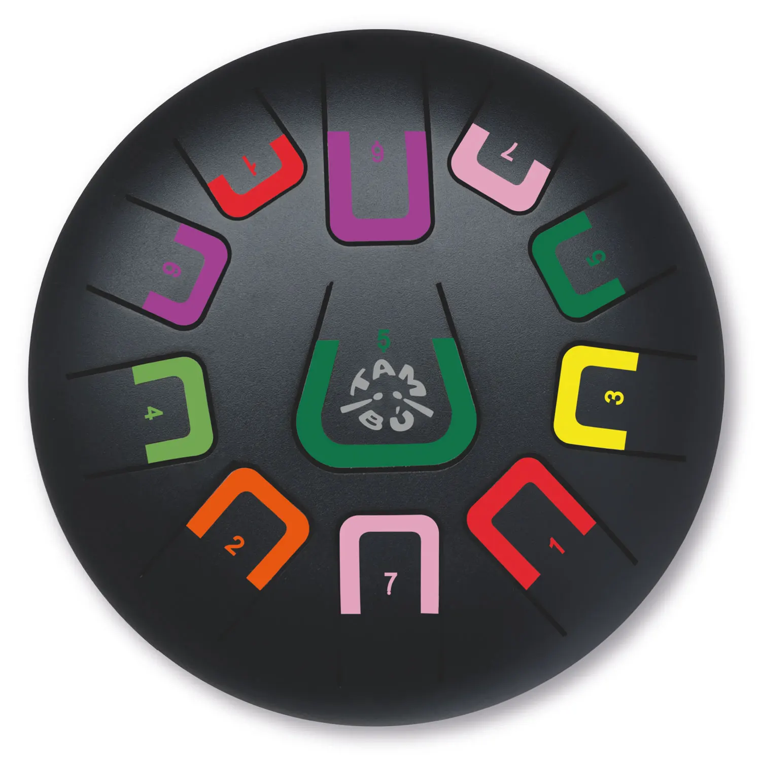 Tambu Steel Drum - Black Nature (Matt Black)-JuegaConmigo