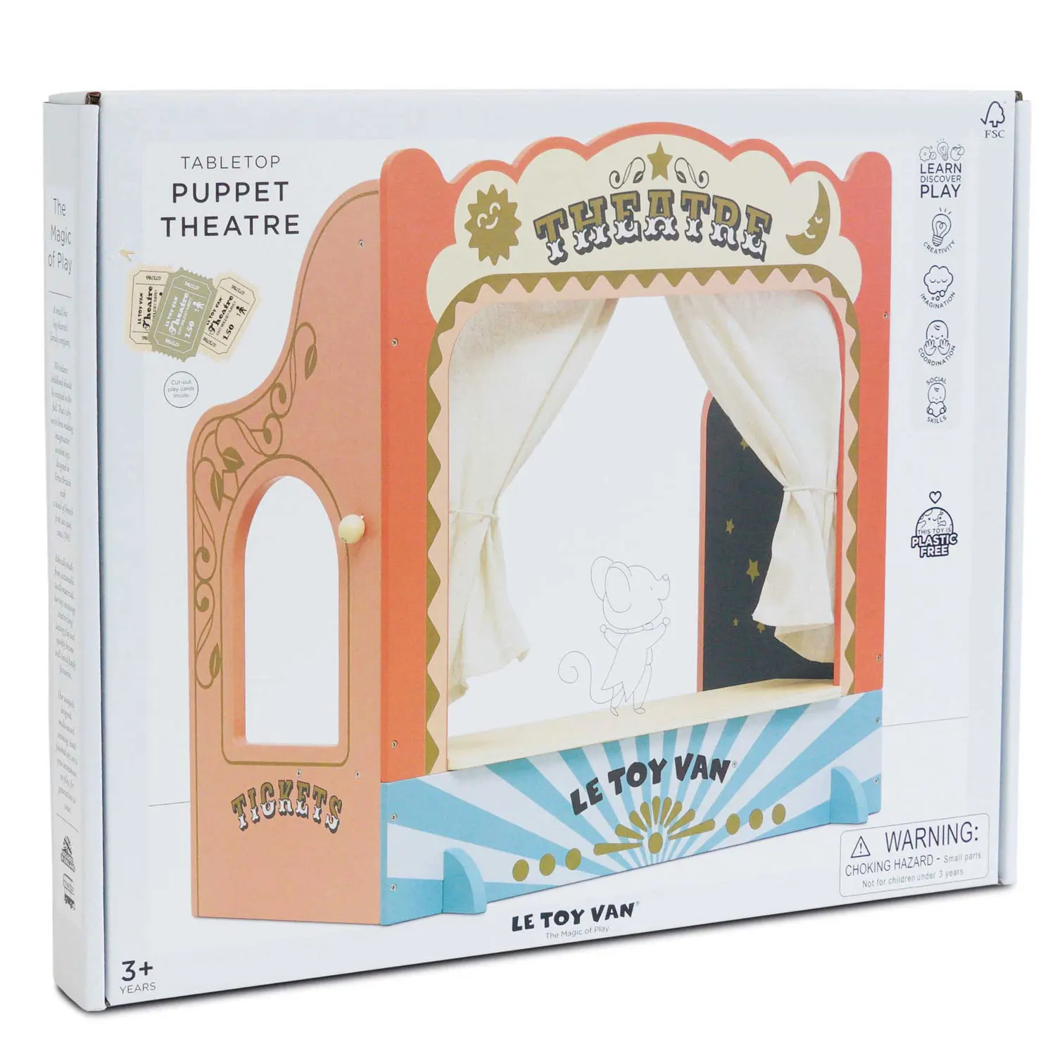 Tabletop Puppet Wooden Theatre / Tischtheater-Le Toy Van (LTV)