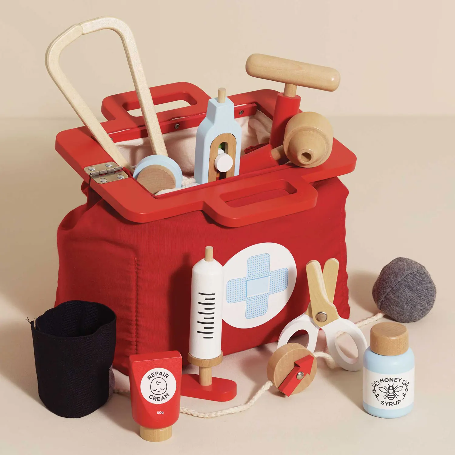 Doktortasche, Arzt-Koffer / Vintage Doctor Roleplay Wooden Kit-Le Toy Van (LTV)