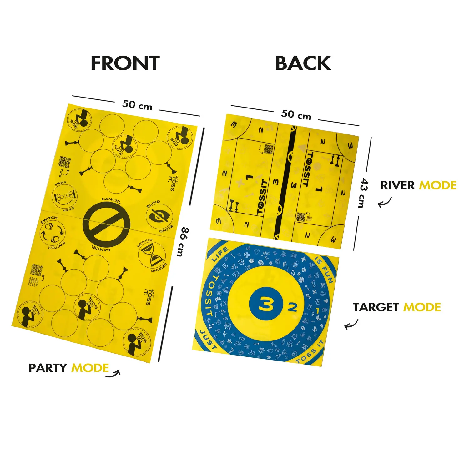 TOSSIT PARTY- / BEER-BOARD-TOSSIT®