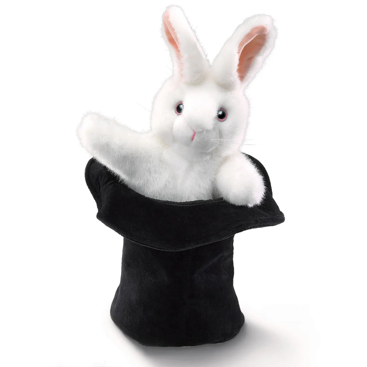 Folkmanis Großer Hase im Hut / Large Rabbit in Hat-Folkmanis® Puppets