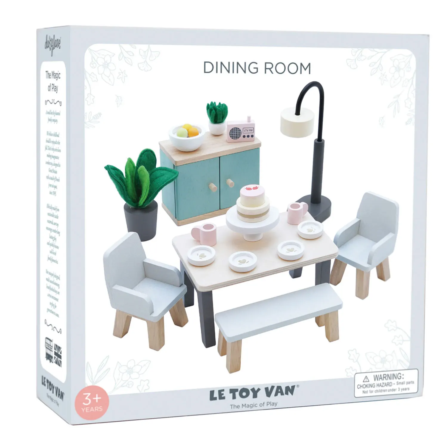 Daisylane Esszimmer / Wooden Dolls House Dining Room (New Look)-Le Toy Van (LTV)