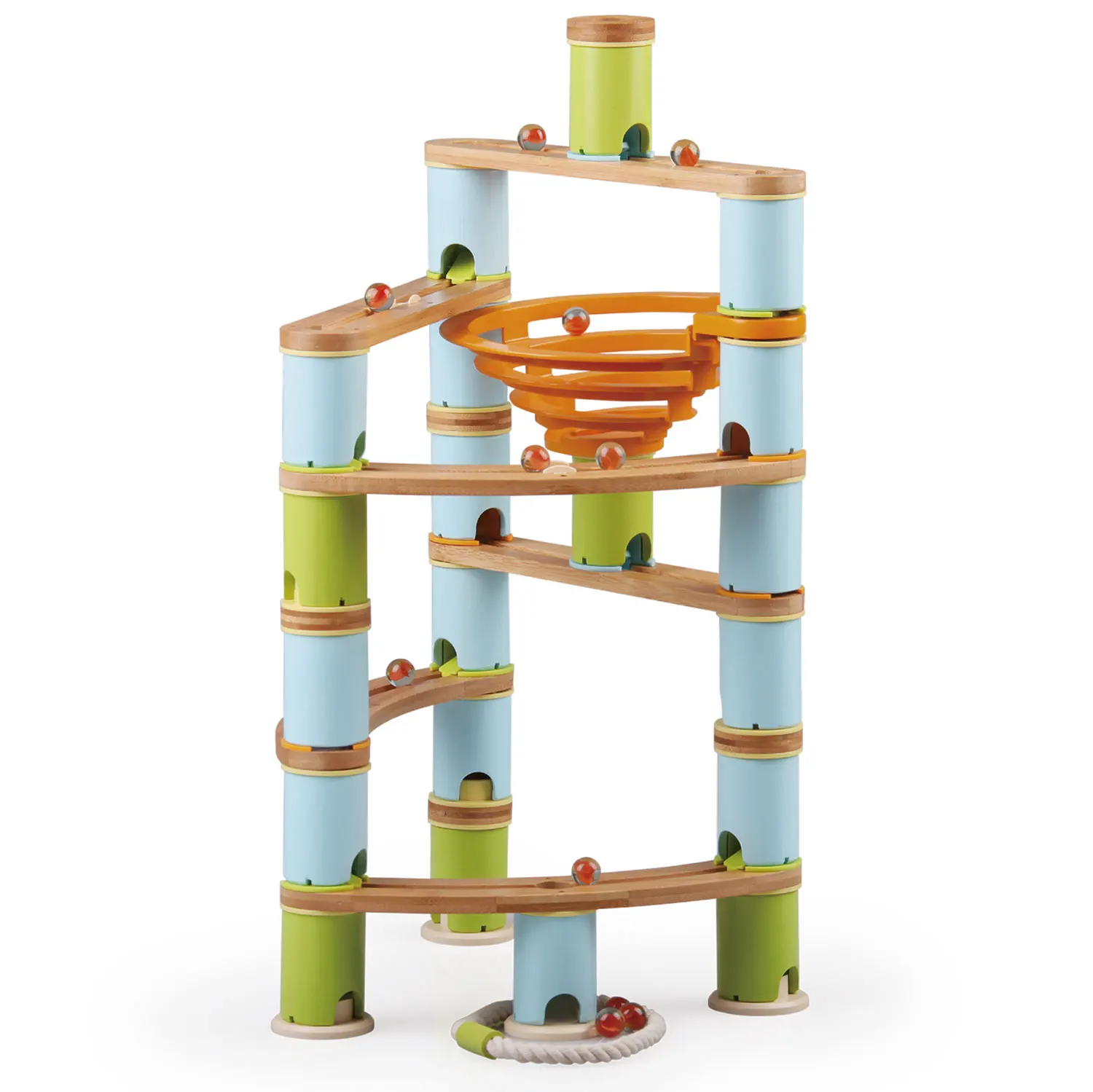 Kugelbahn: Bamboo Build & Run (89 pcs) MEDIUM 1-JH-products